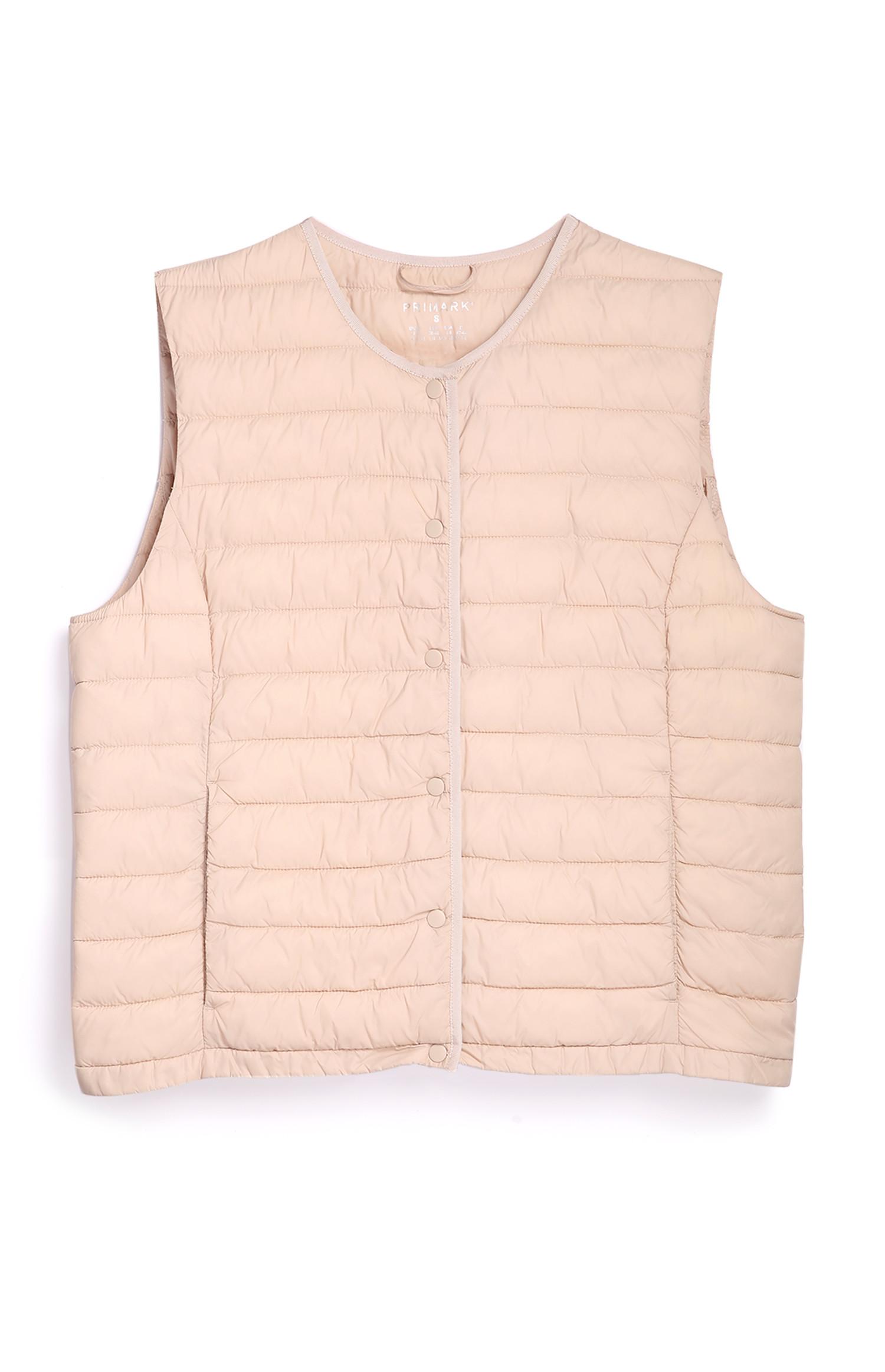 Beige bodywarmer