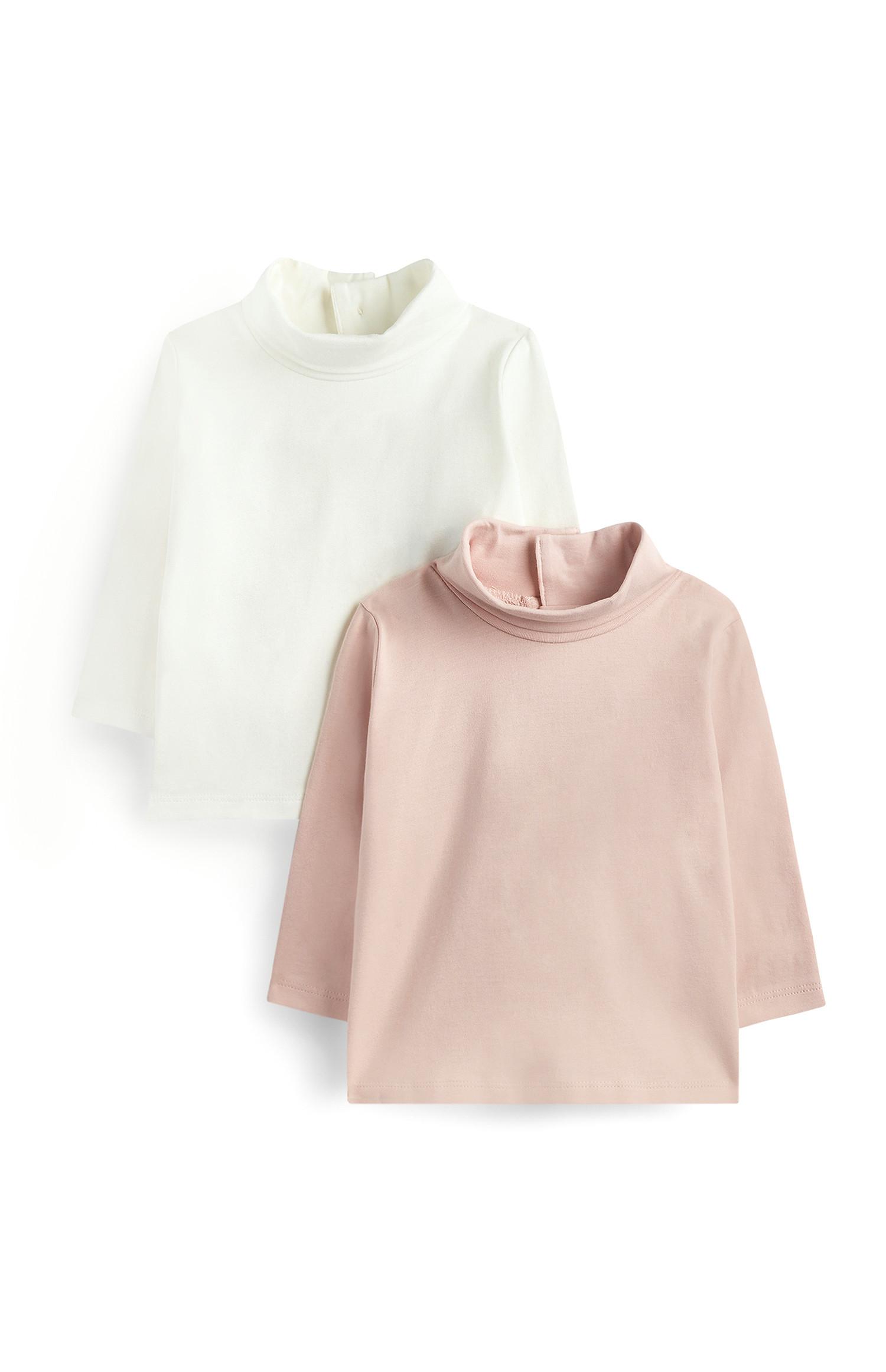 Rollkragenpullover für Babys (M), 2er-Pack