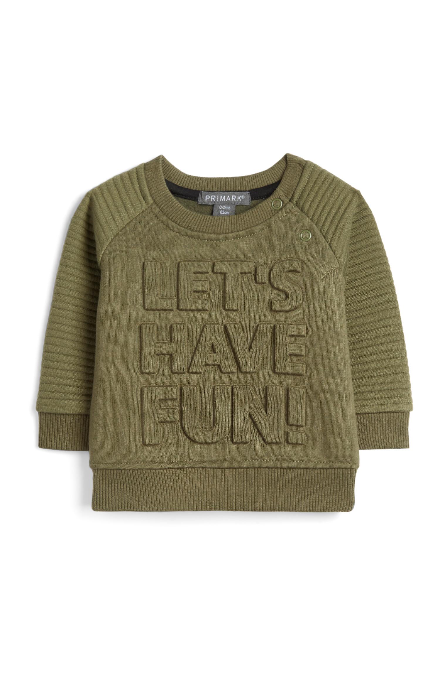 Khakifarbener Pullover für Babys (J)