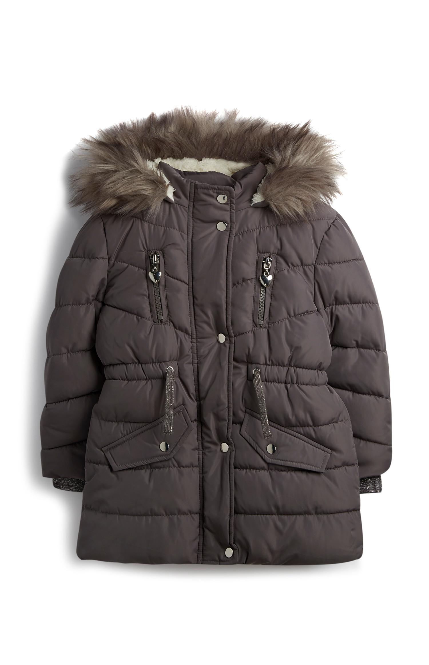 Graue Jacke (kleine Mädchen)
