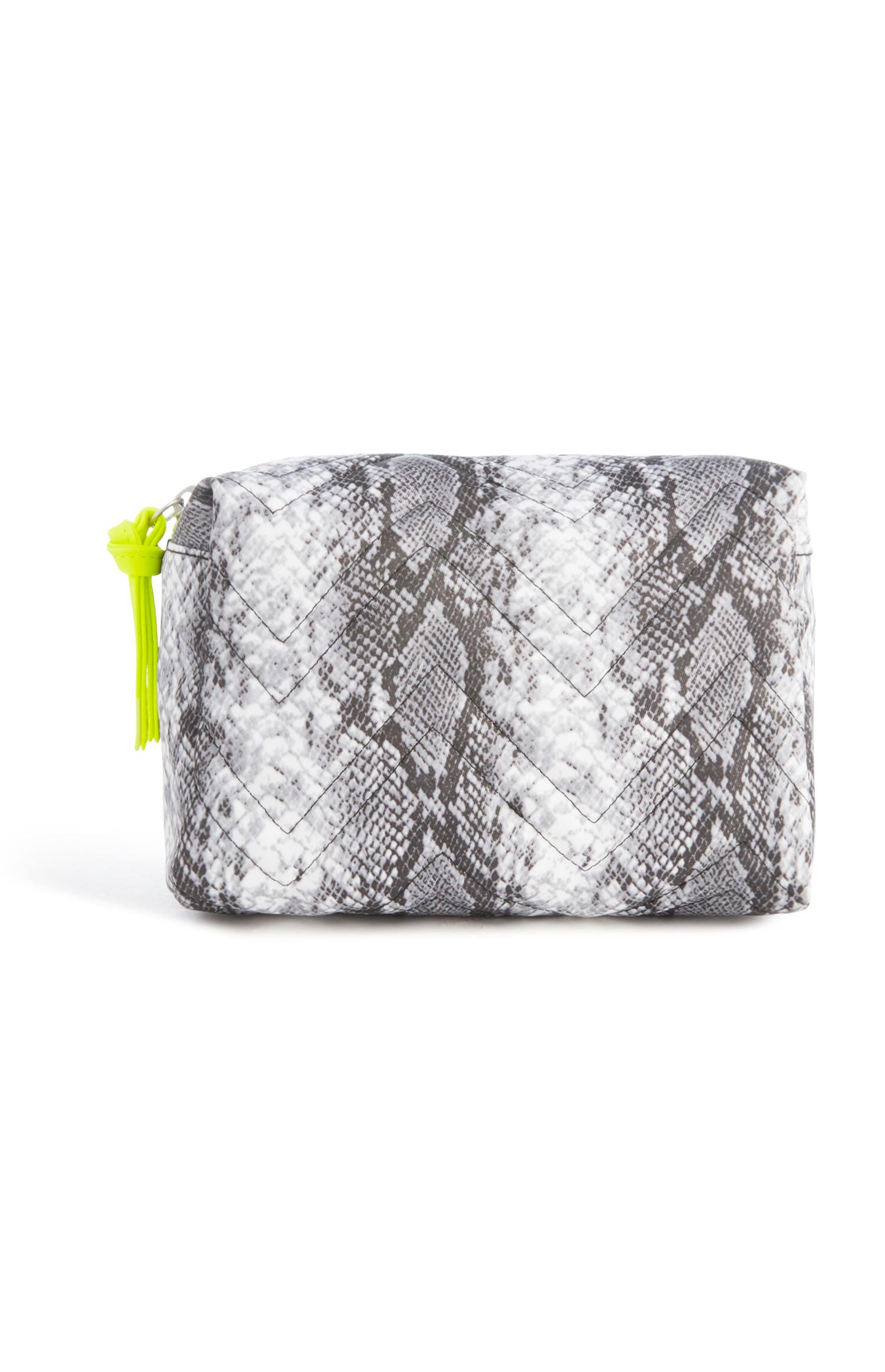 Trousse con stampa serpente