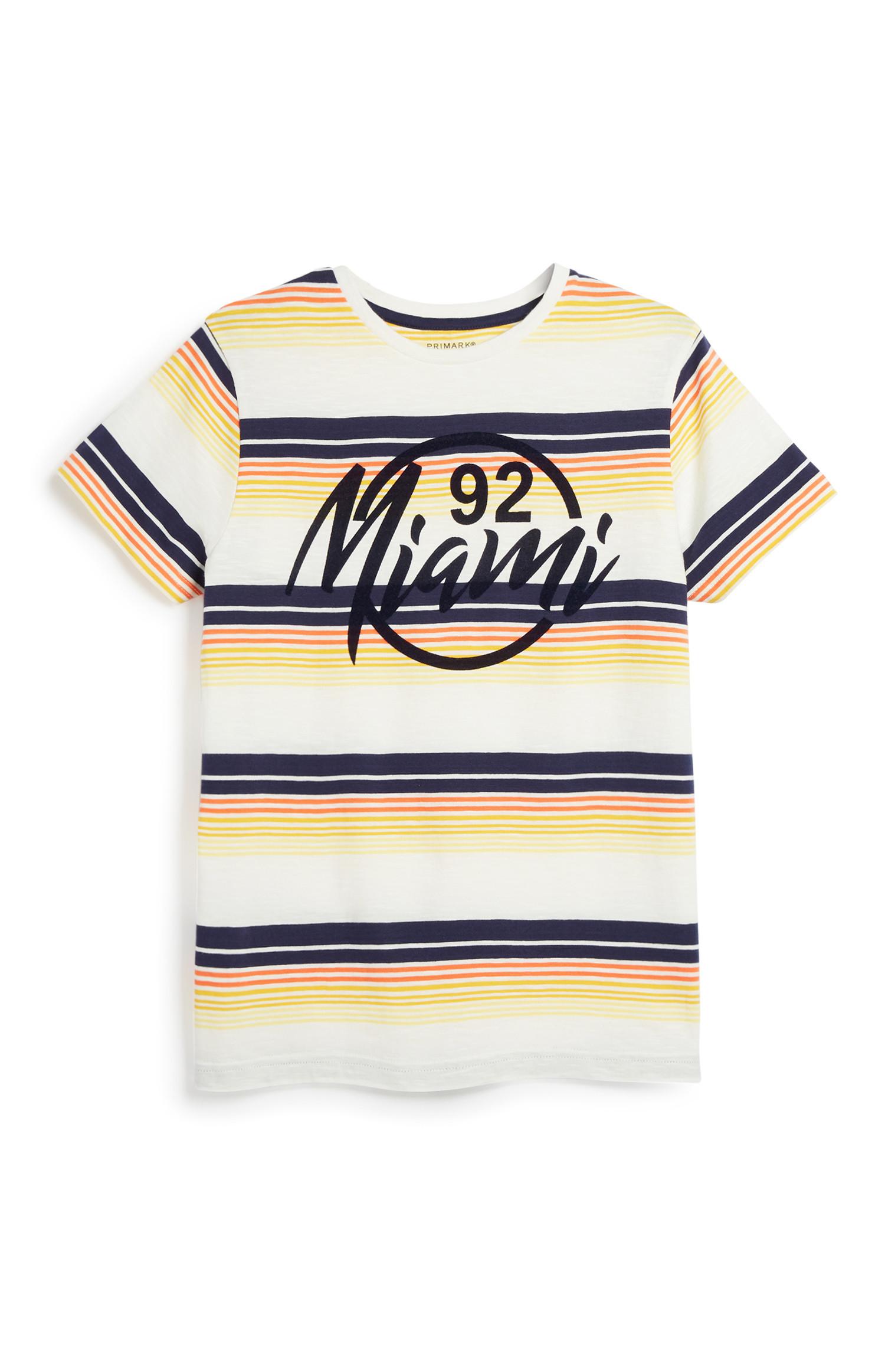 Gestreiftes „Miami“ T-Shirt (Teeny Boys)