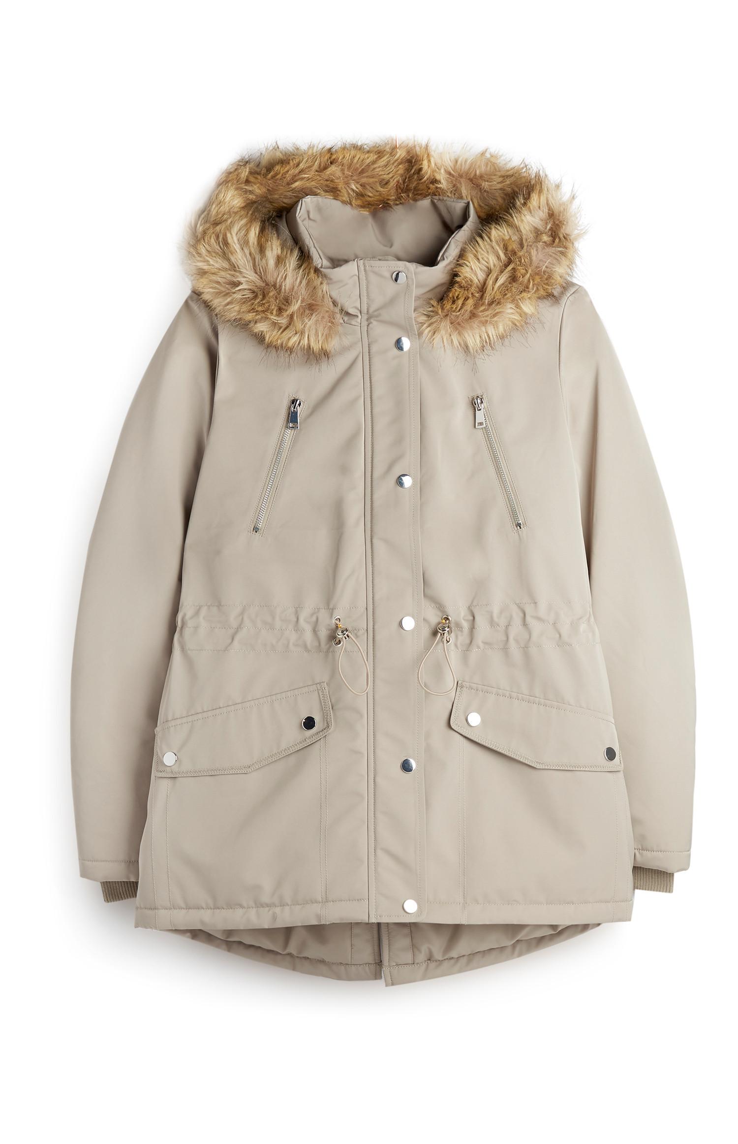Beige parka