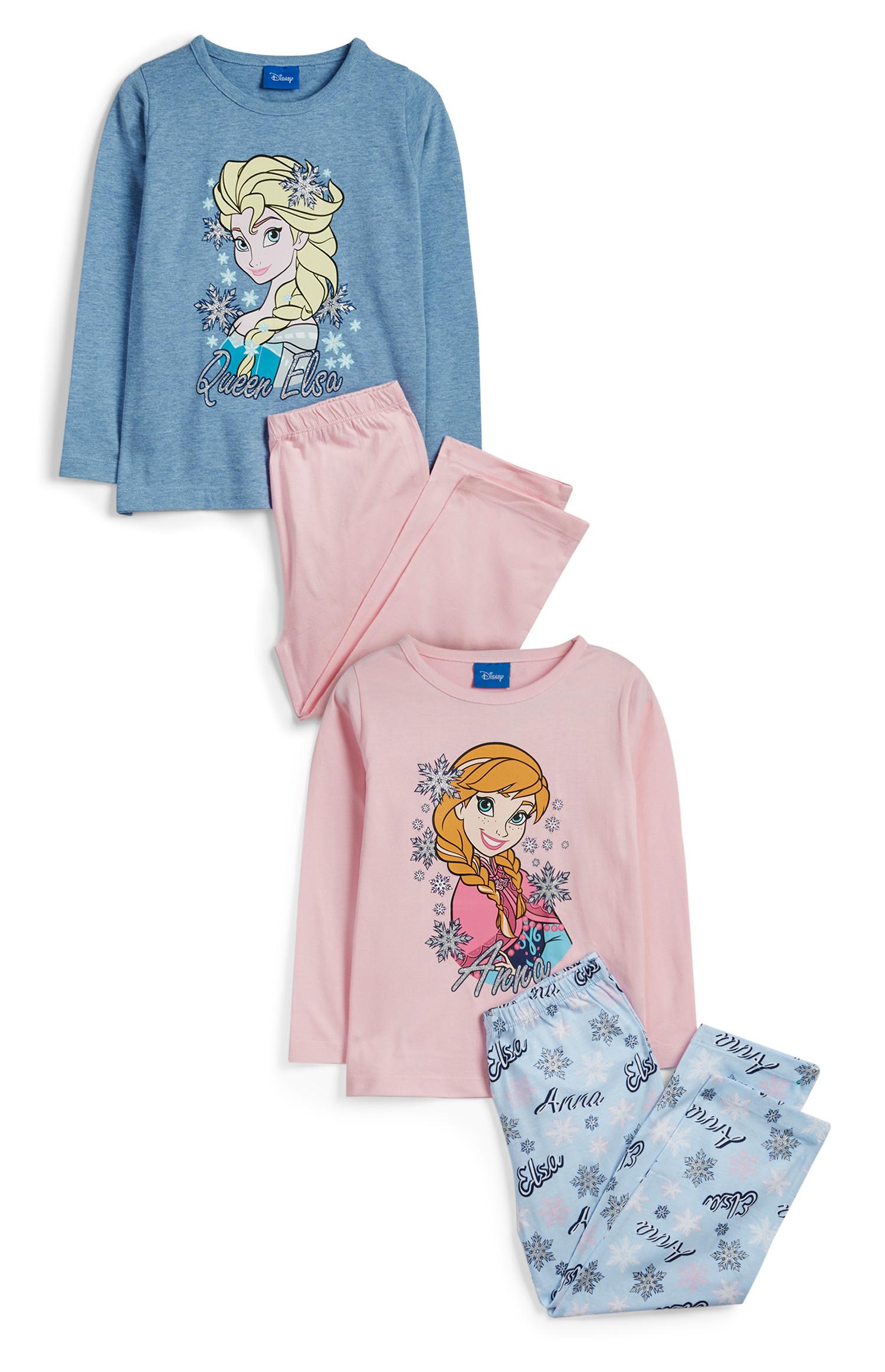 Set 2 pigiami di Frozen da bambina