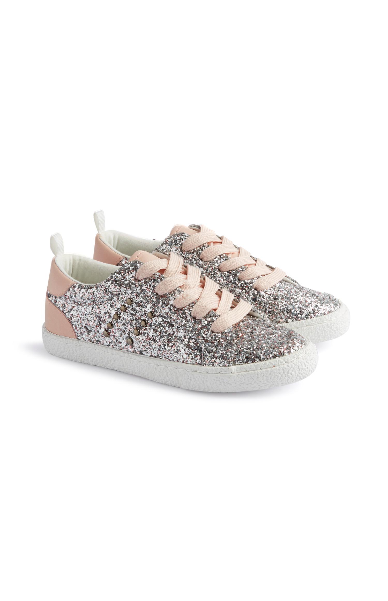 Trainer con glitter da bambina