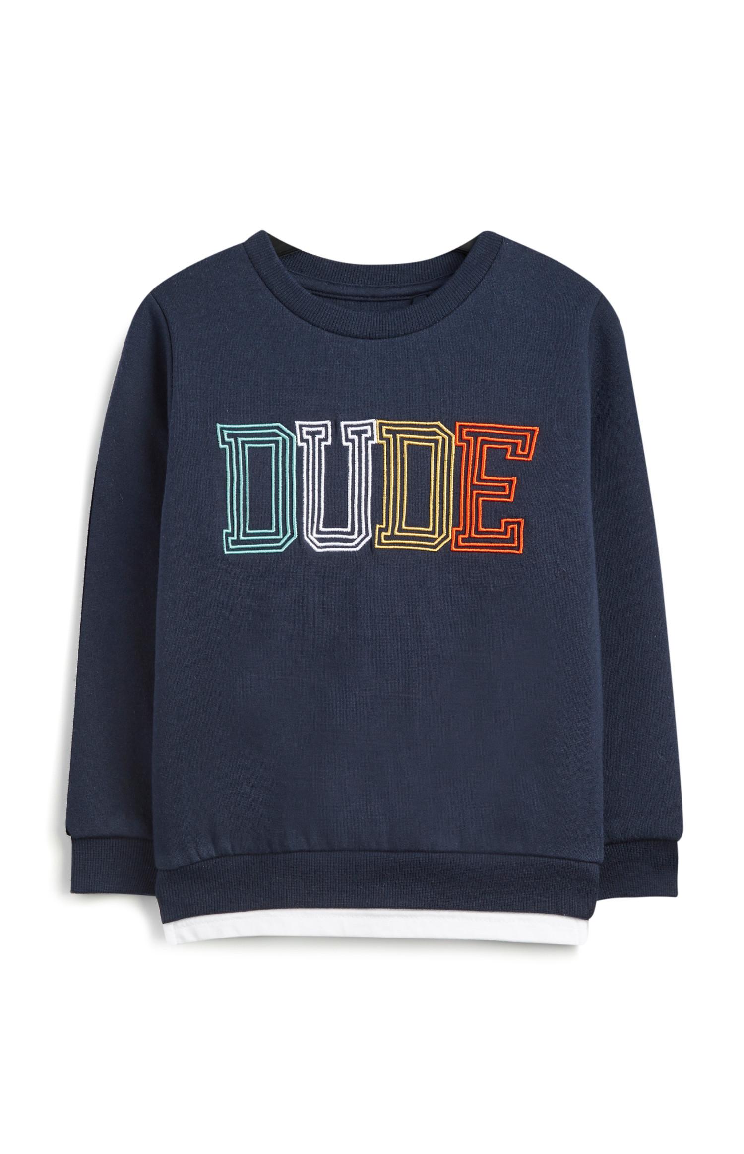 Sweatshirt mit Spruch (kleine Jungen)