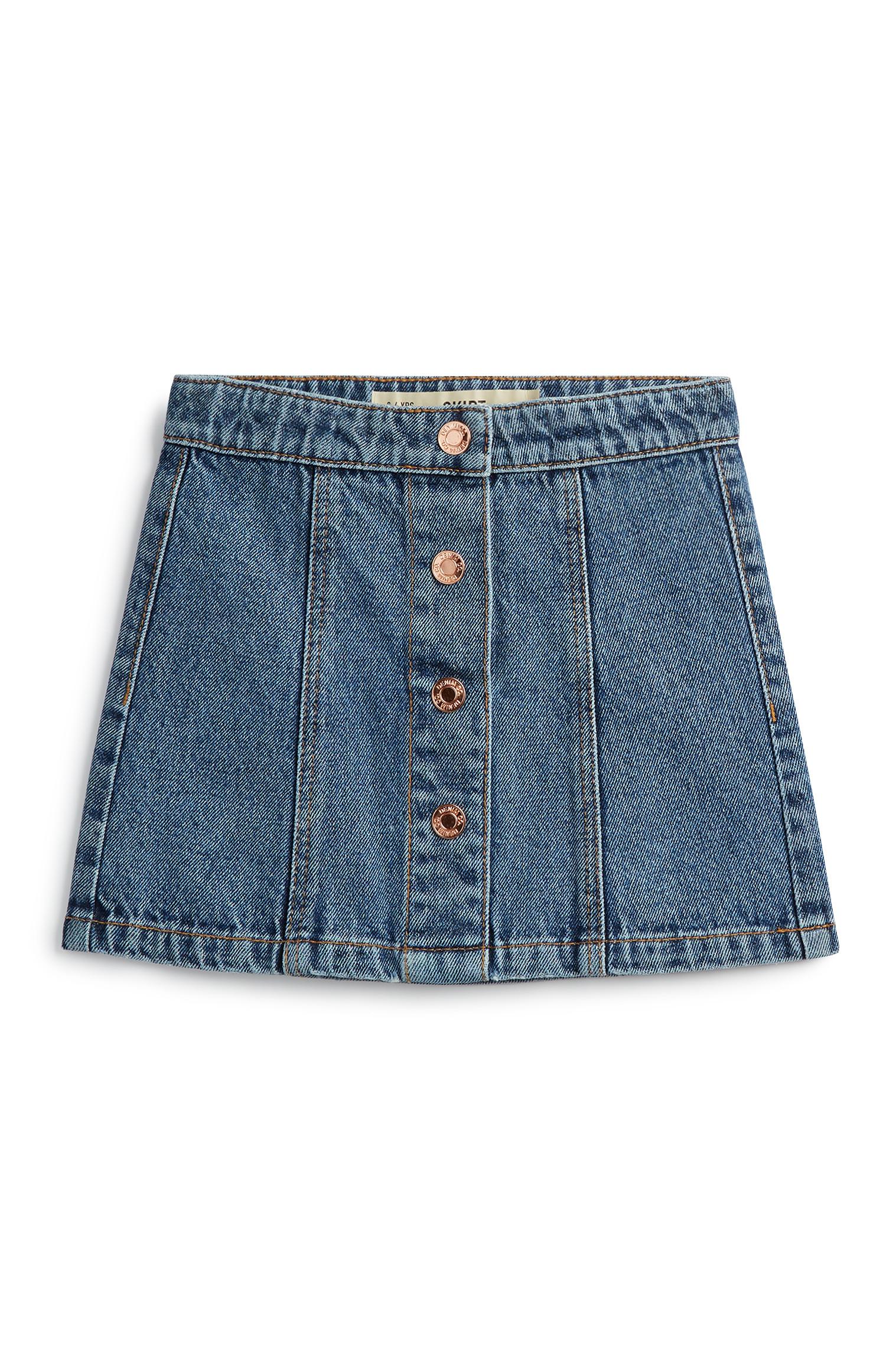 Gonna in denim da bambina