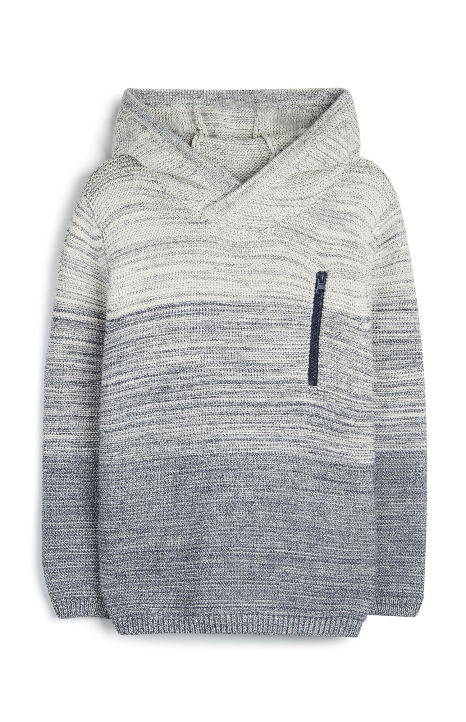 Strickpullover mit Kapuze (kleine Jungen)