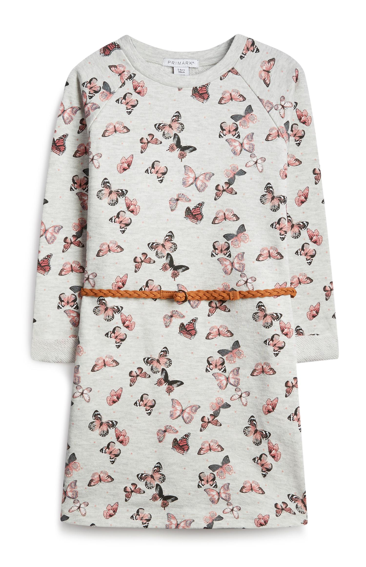 Kleid mit Schmetterlingen (kleine Mädchen)