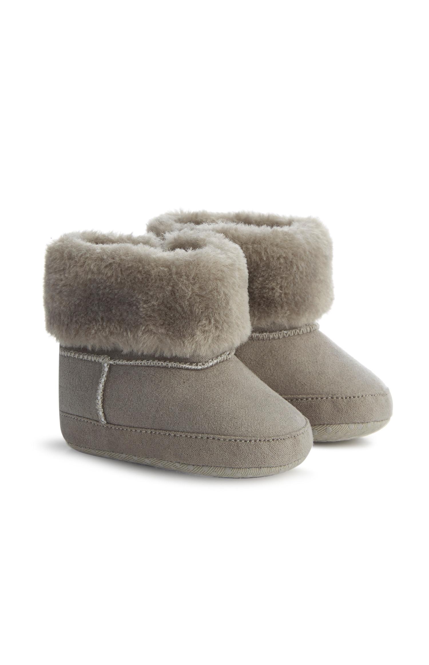 Graue Stiefel für Babys (M)