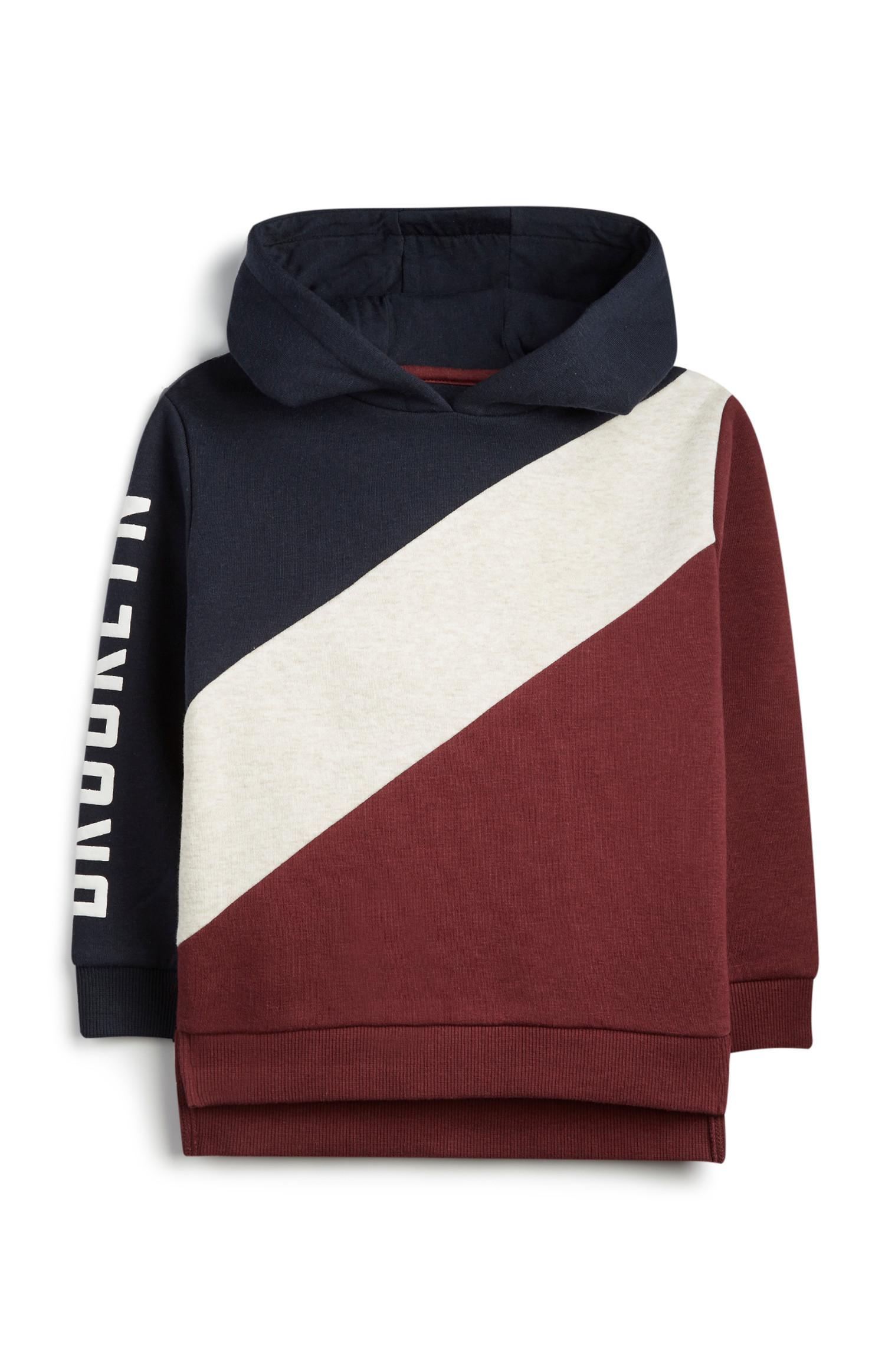 Kapuzenpullover in Blockfarben (kleine Jungen)