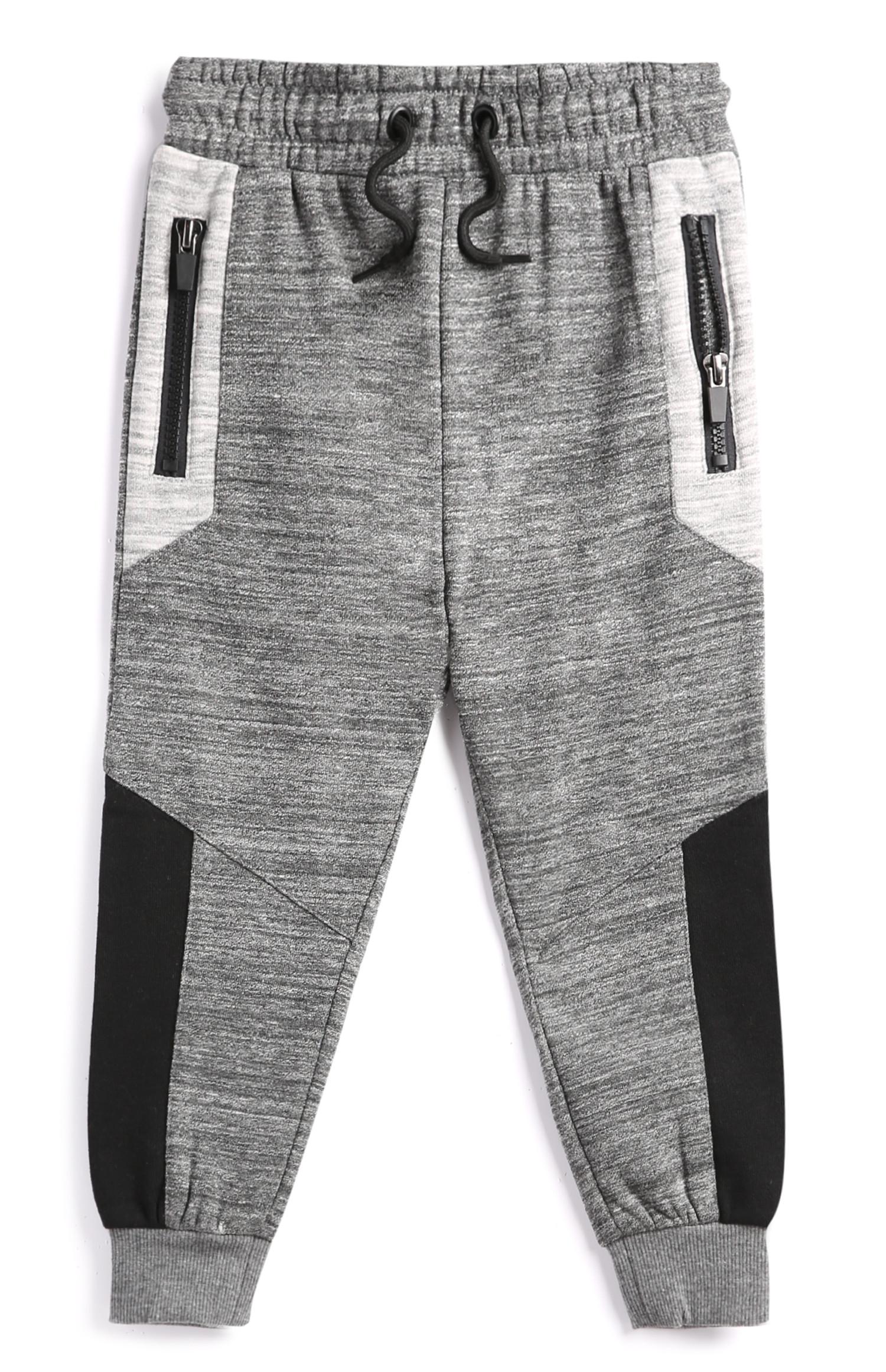 Graue Jogginghose in Blockfarben (kleine Jungen)