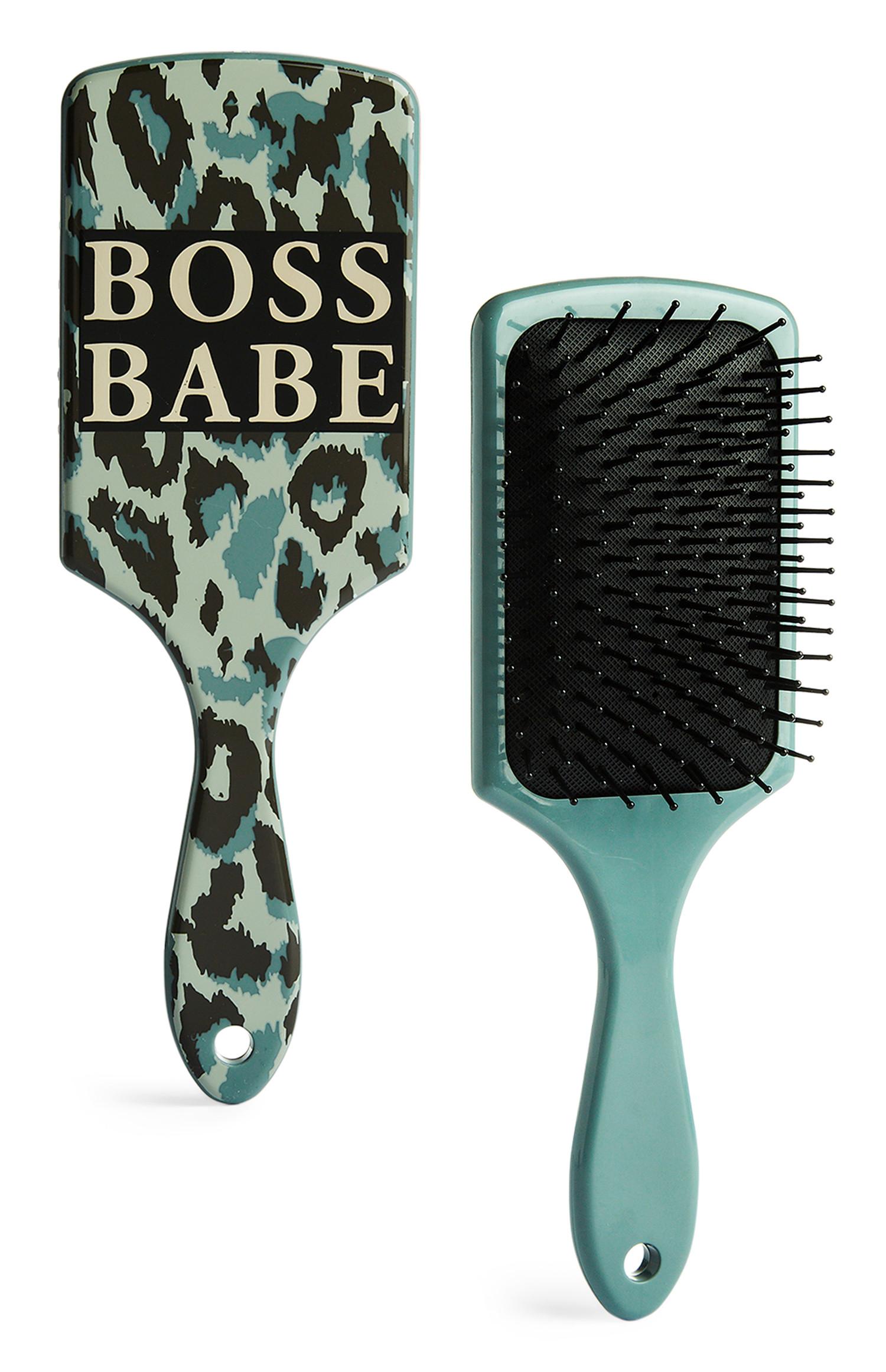 Spazzola motivo mimetico Boss Babe