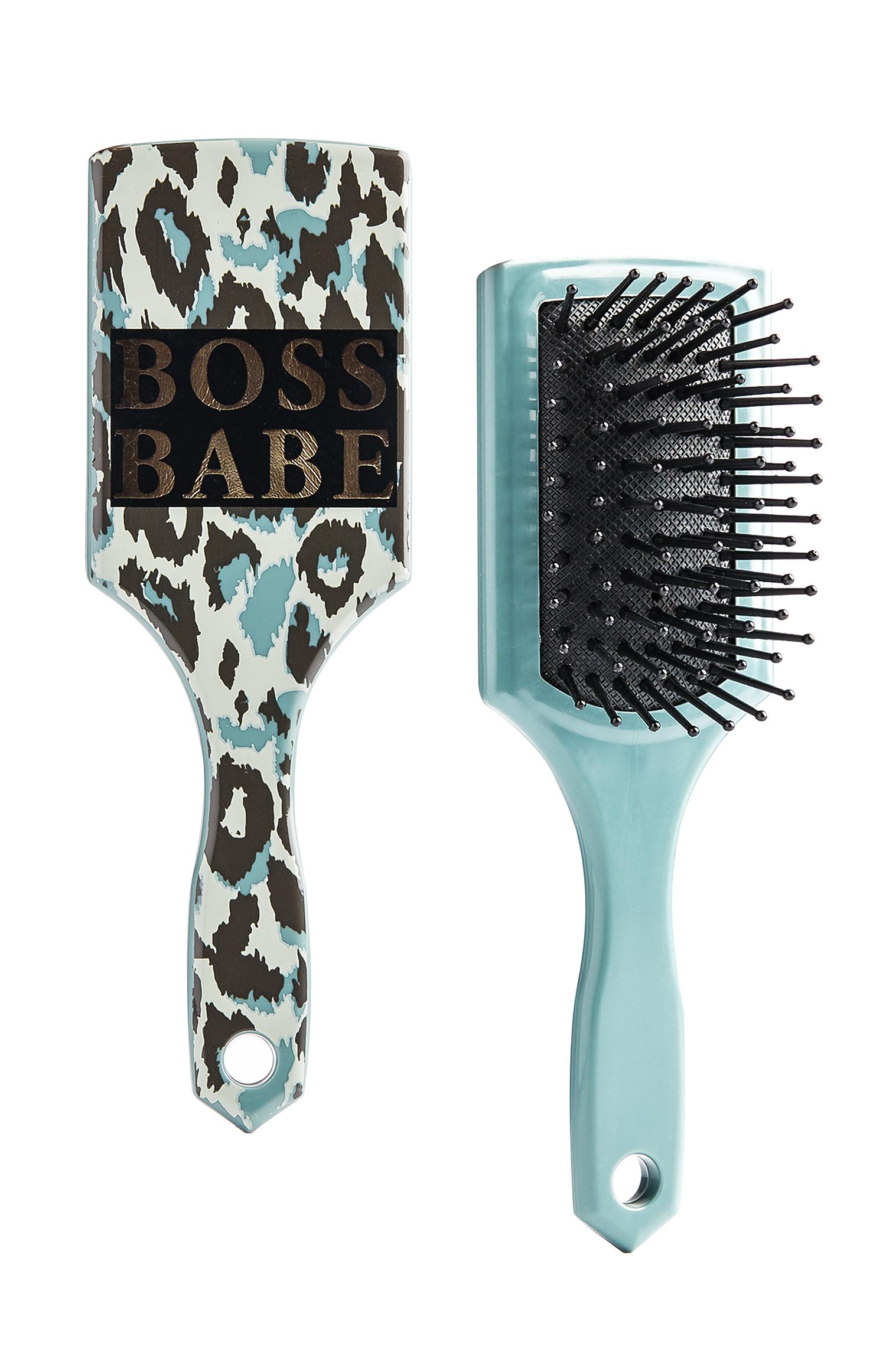 Spazzola mini motivo mimetico Boss Babe