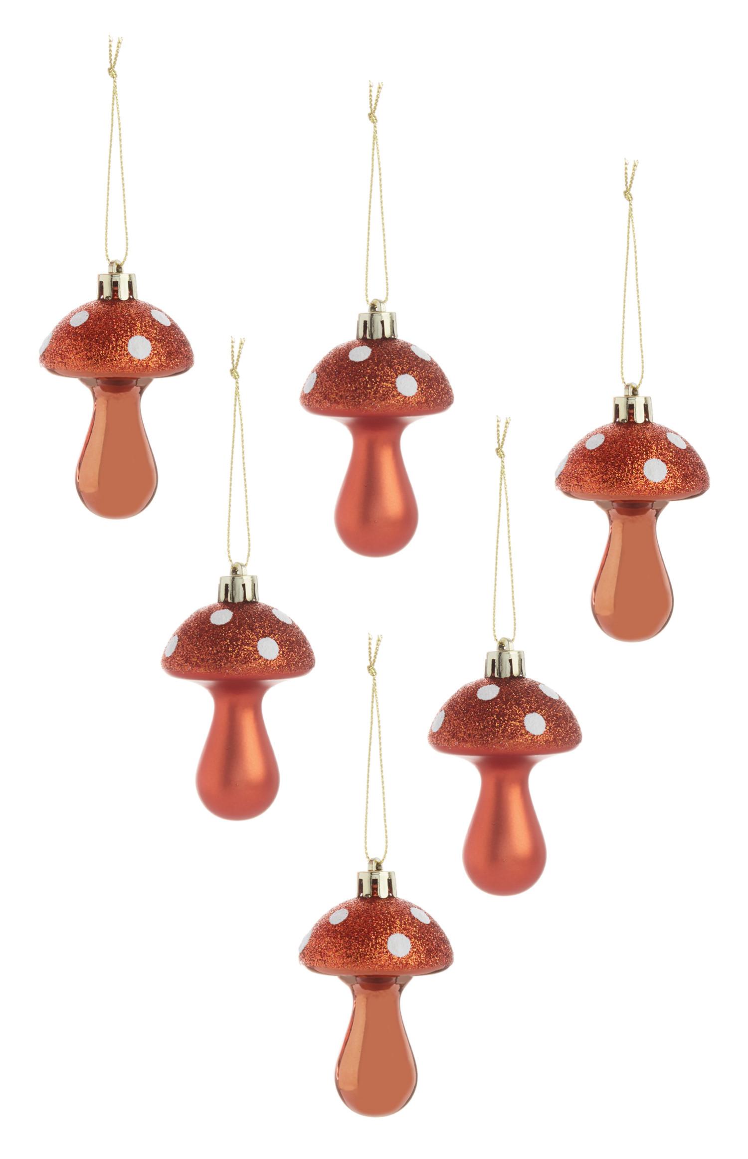 6 decorazioni a fungo