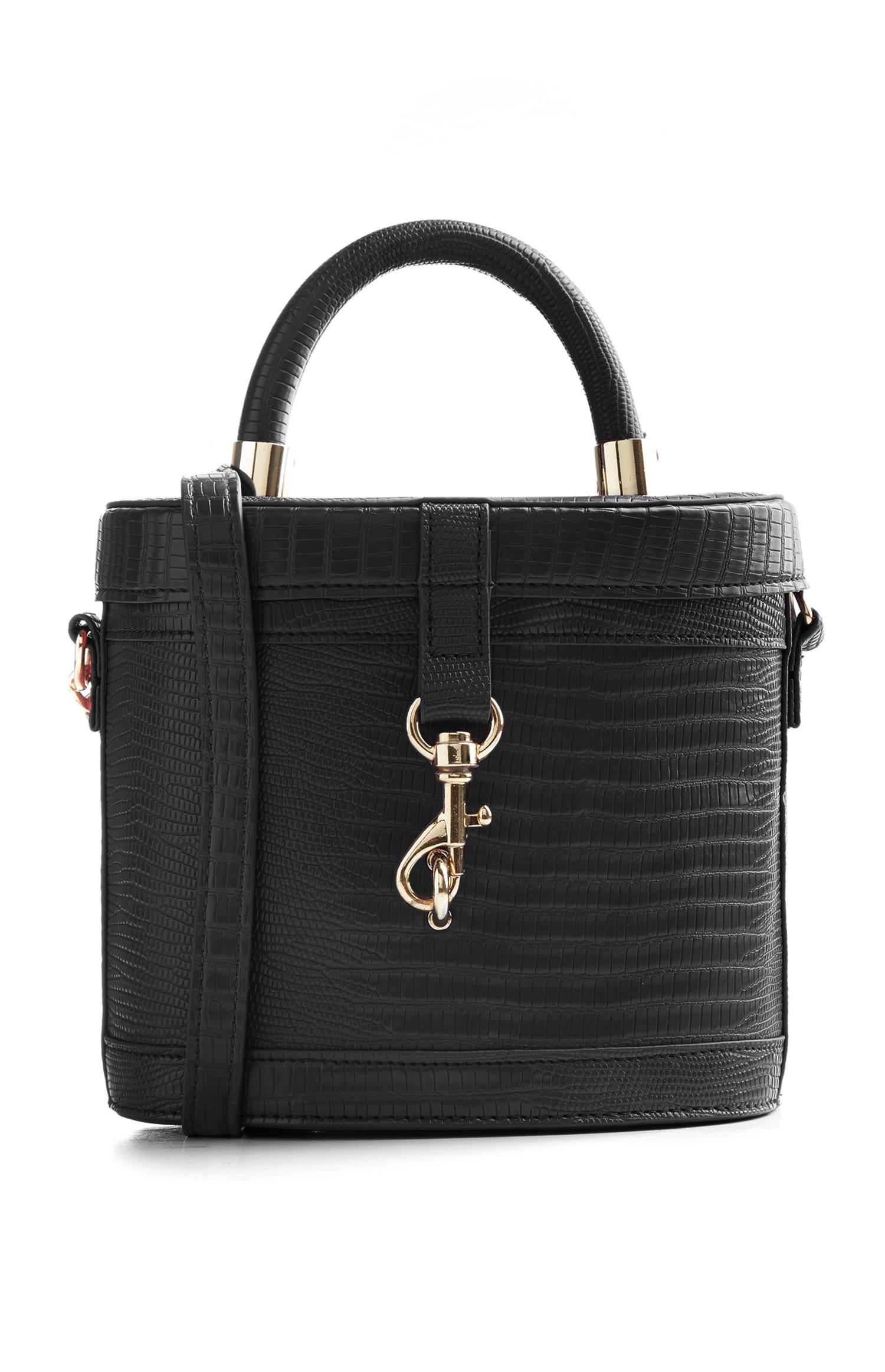 Zwarte wijde Vnity tas