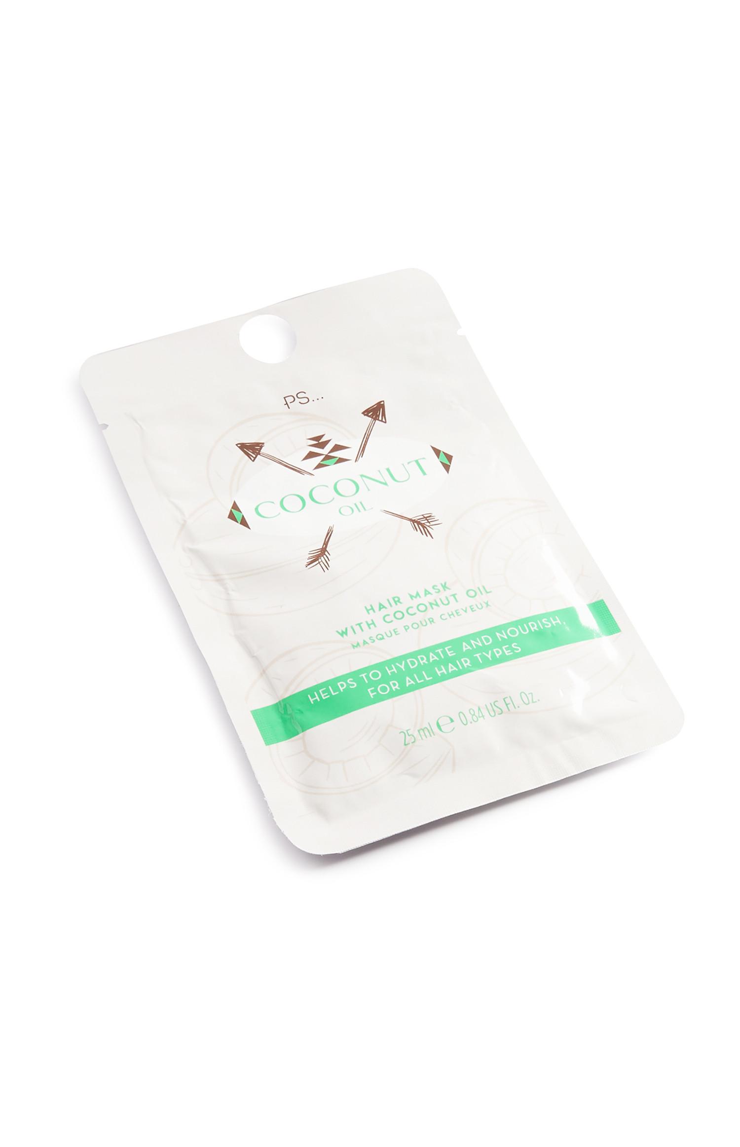 Maschera per capelli all'olio di cocco