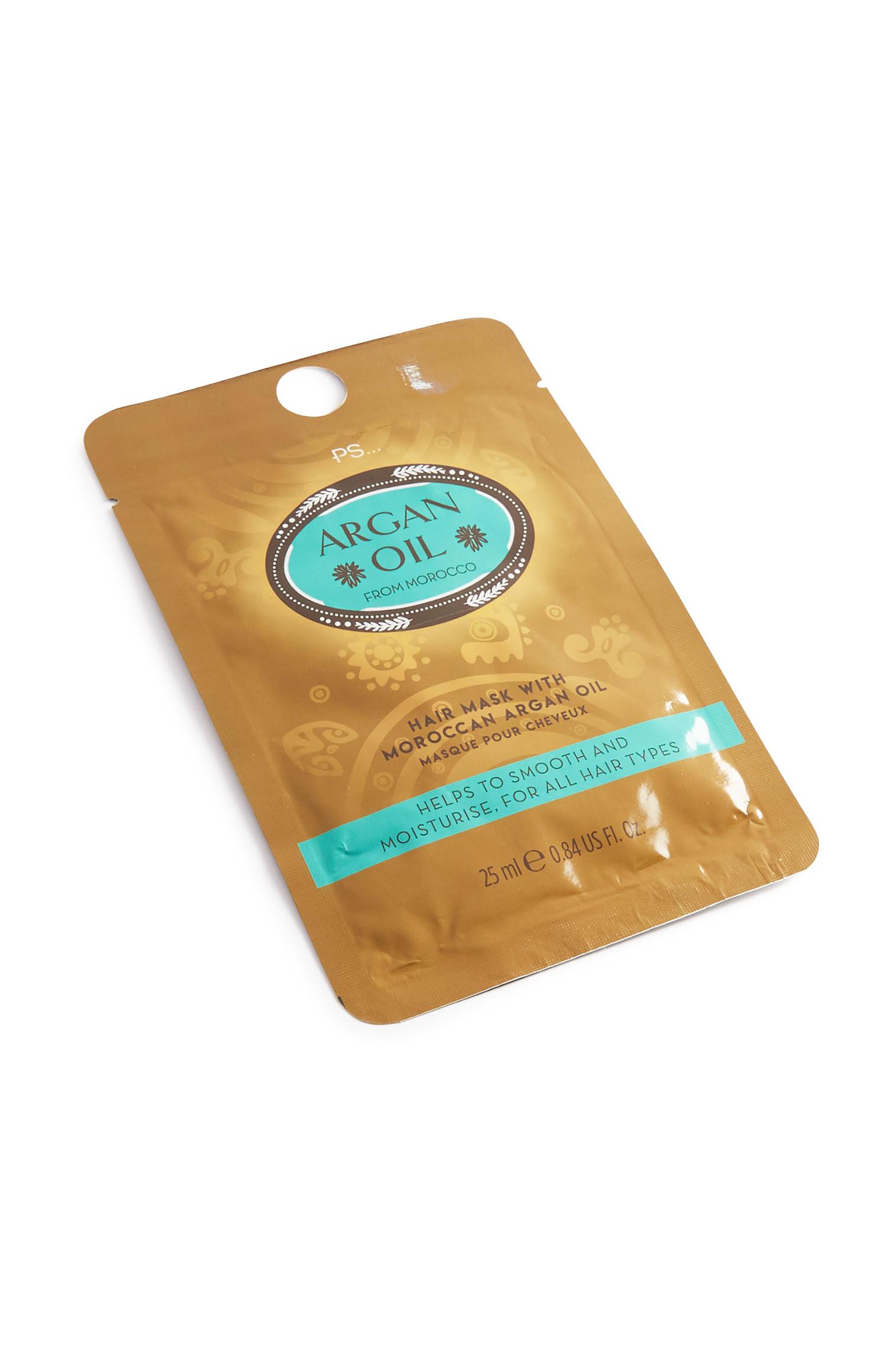 Maschera per capelli all'olio di argan