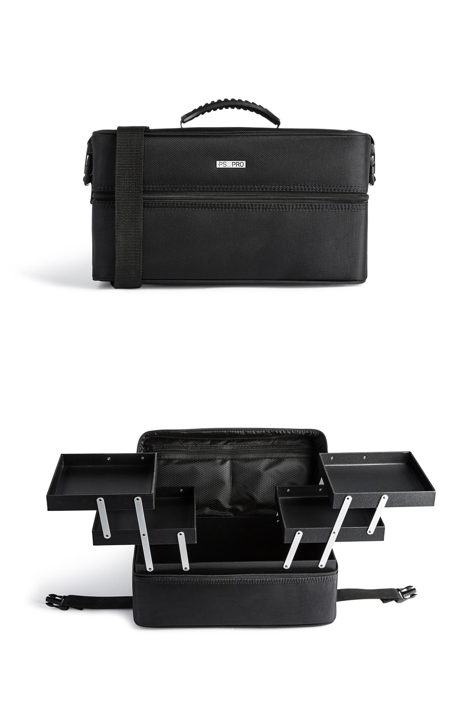 Beauty case nero da viaggio professionale