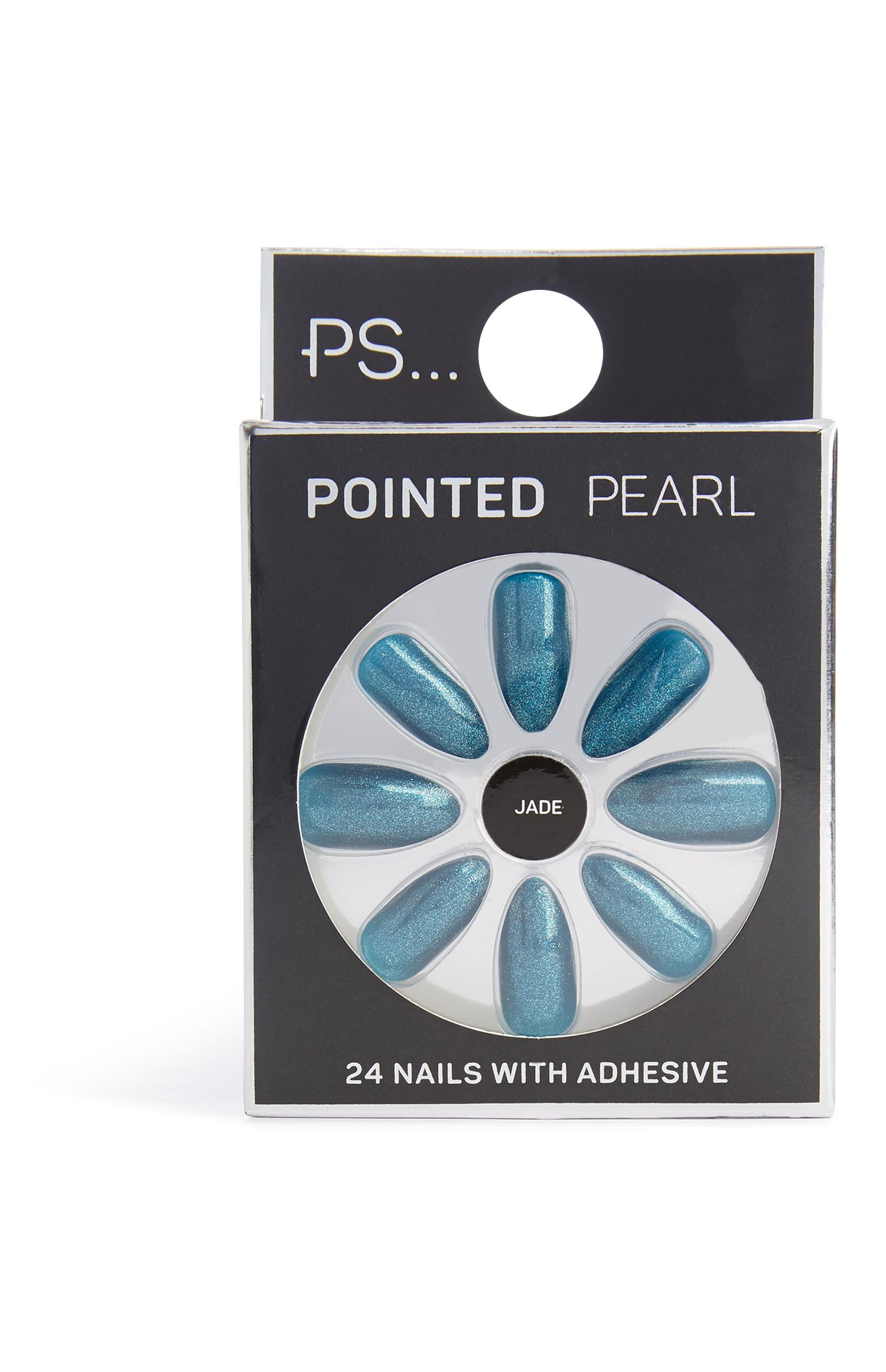 Unghie finte effetto perla