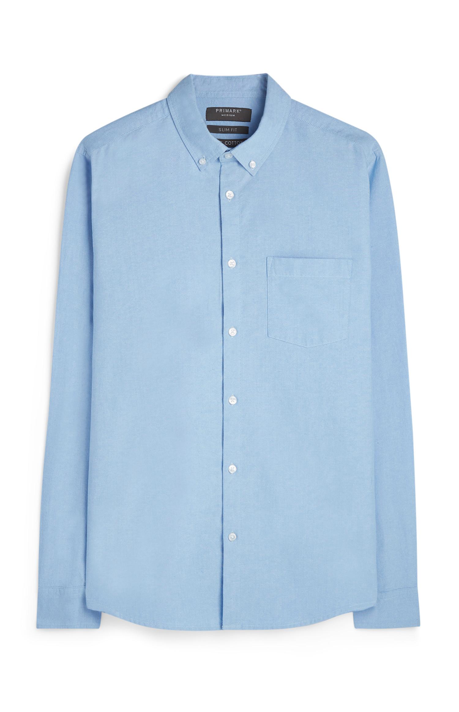 Blaues Oxford-Hemd