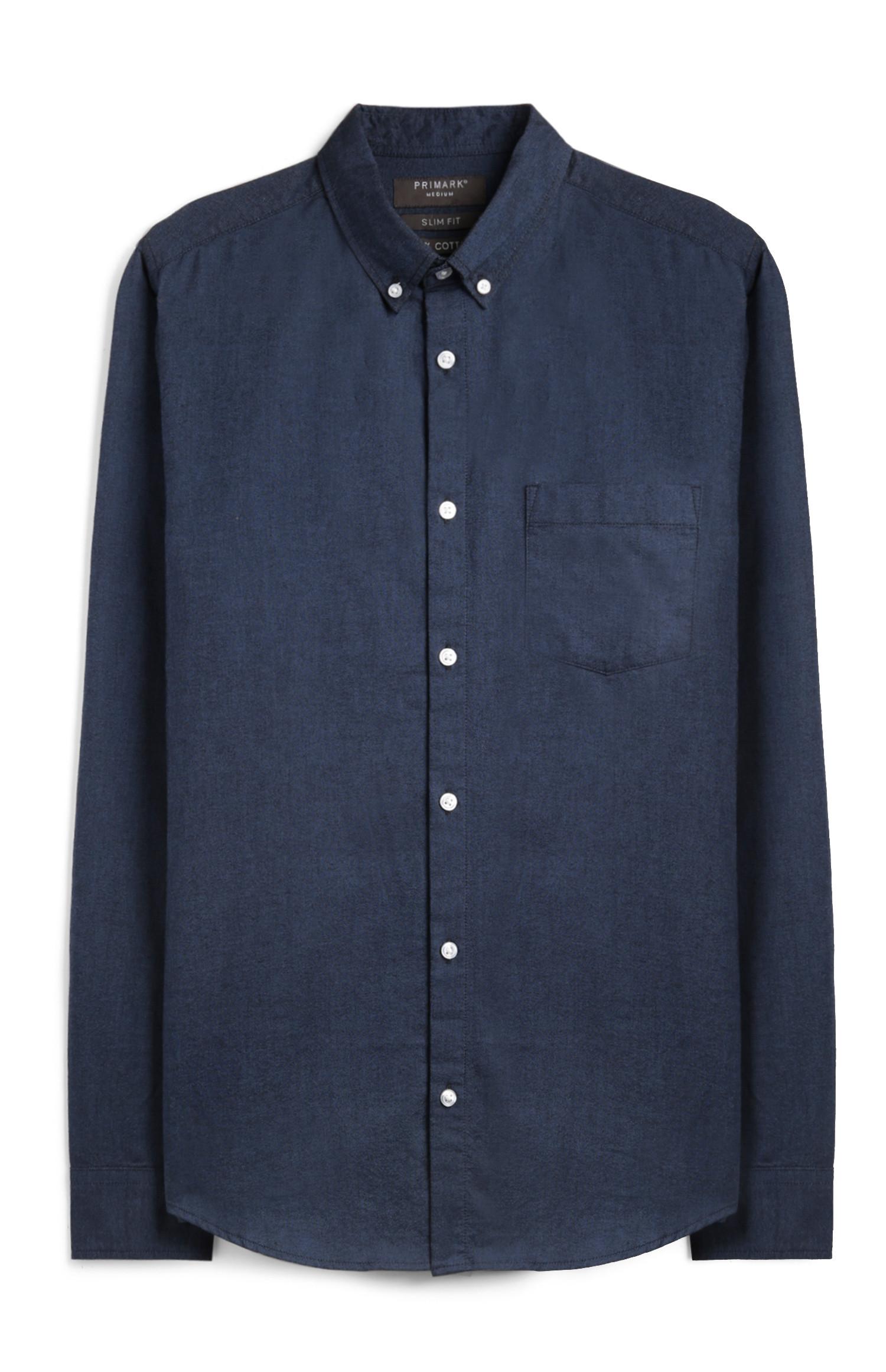 Blaues Oxford-Hemd