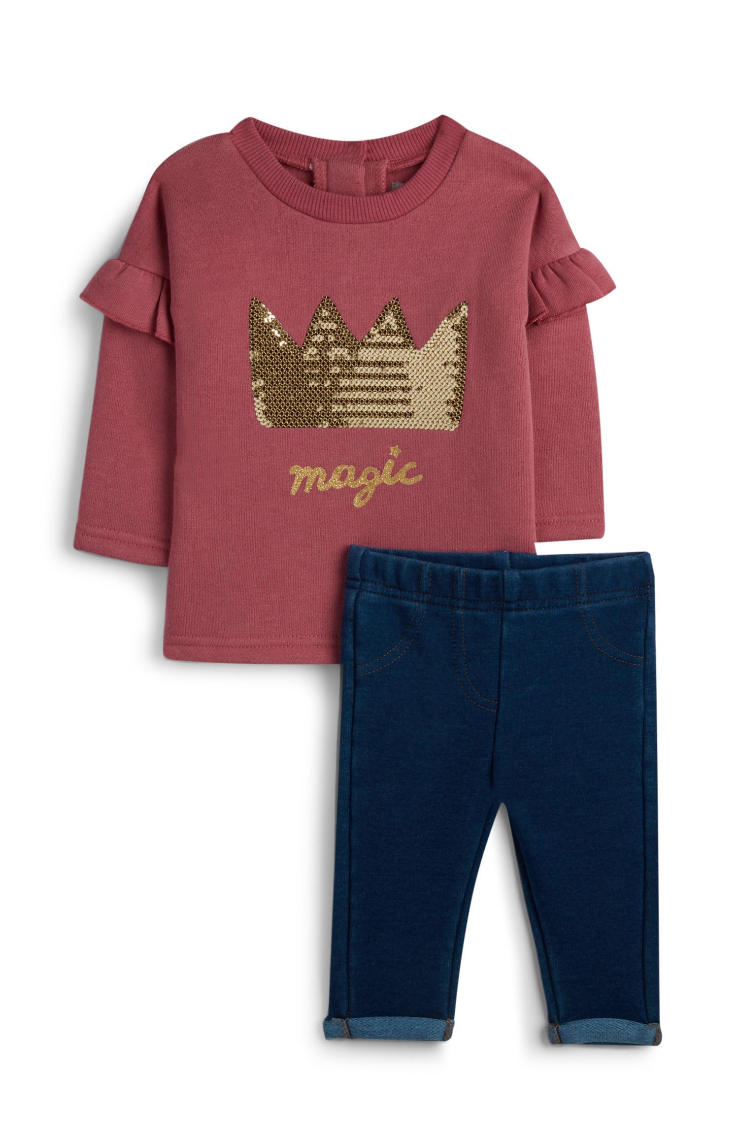 Shirt mit Jeggings für Babys (M)