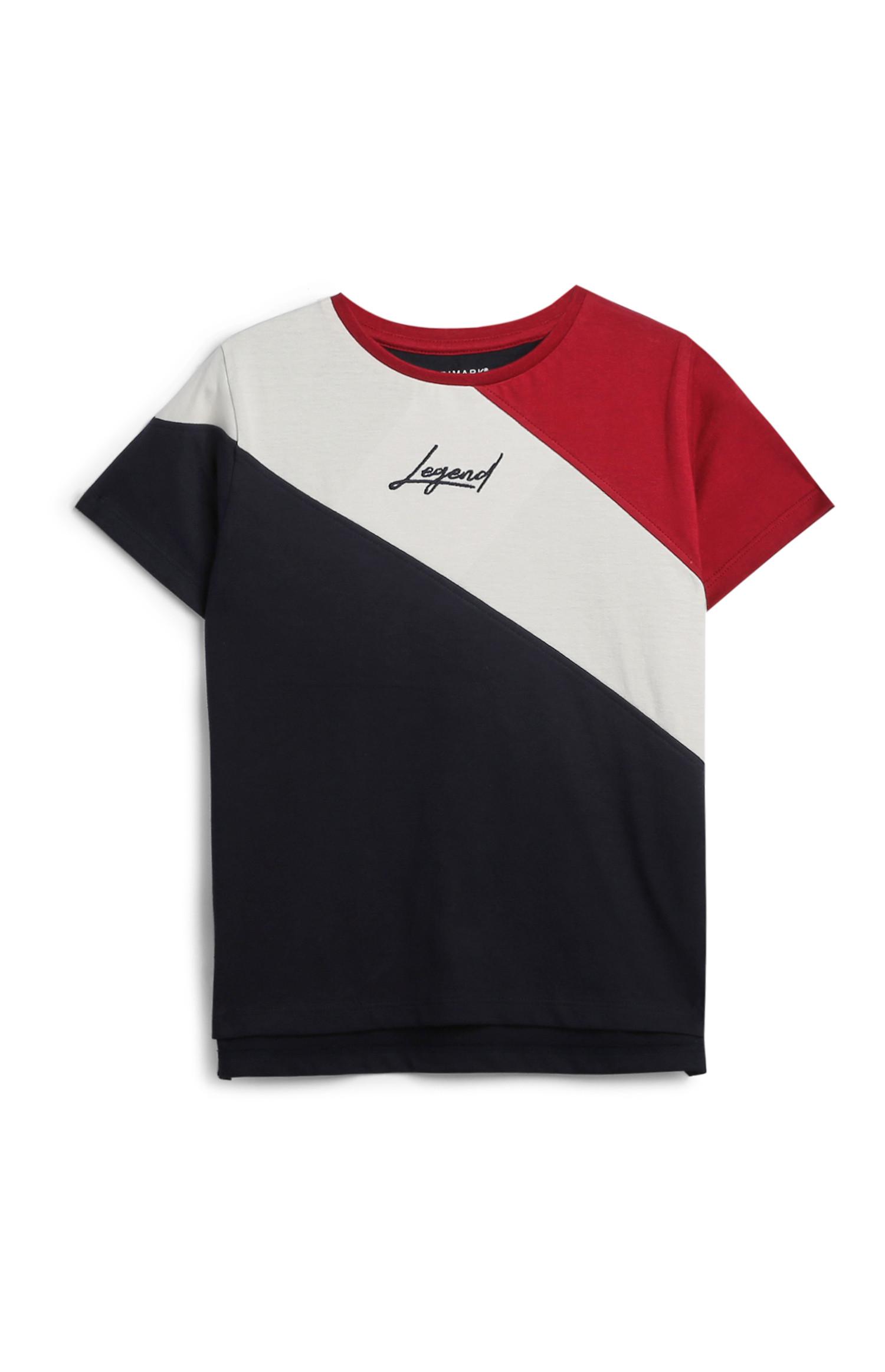 T-Shirt in Blockfarben (kleine Jungen)