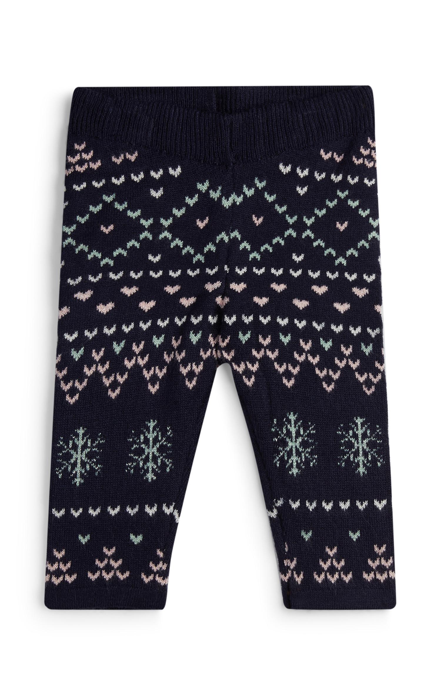 Leggings mit Norwegermuster für Babys (M)