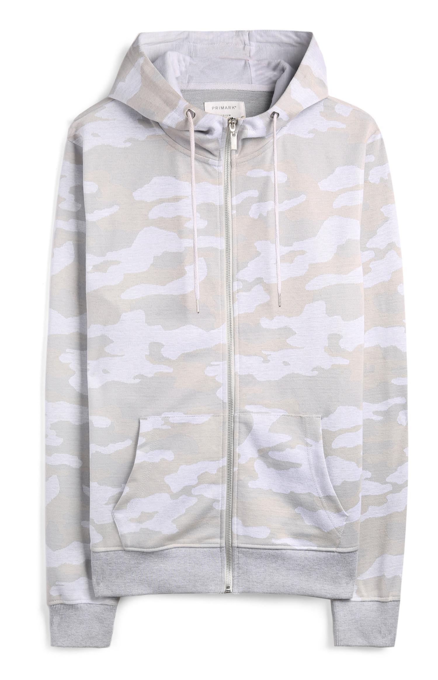 Graue Kapuzenjacke