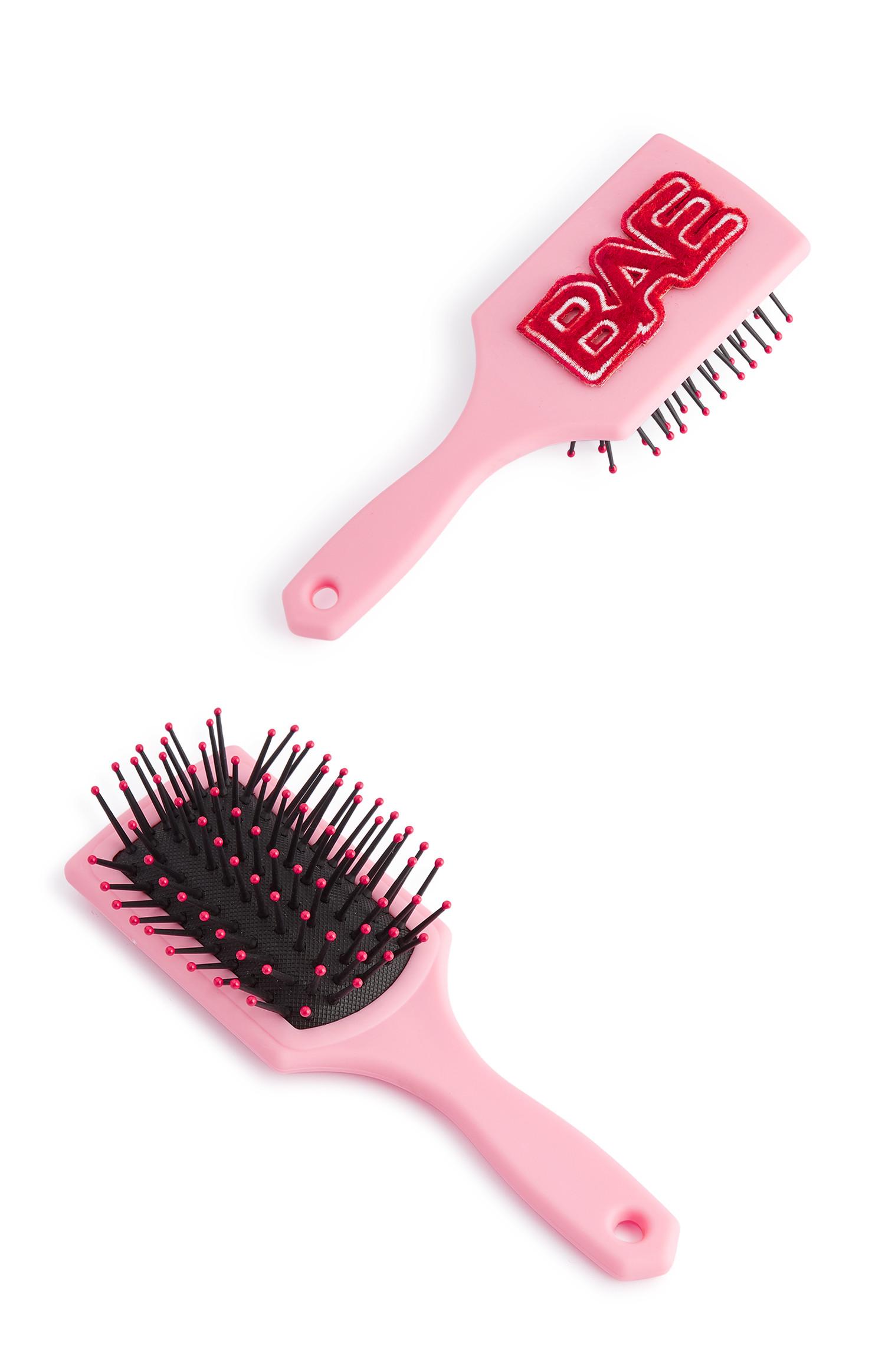 Spazzola piatta rosa Bae