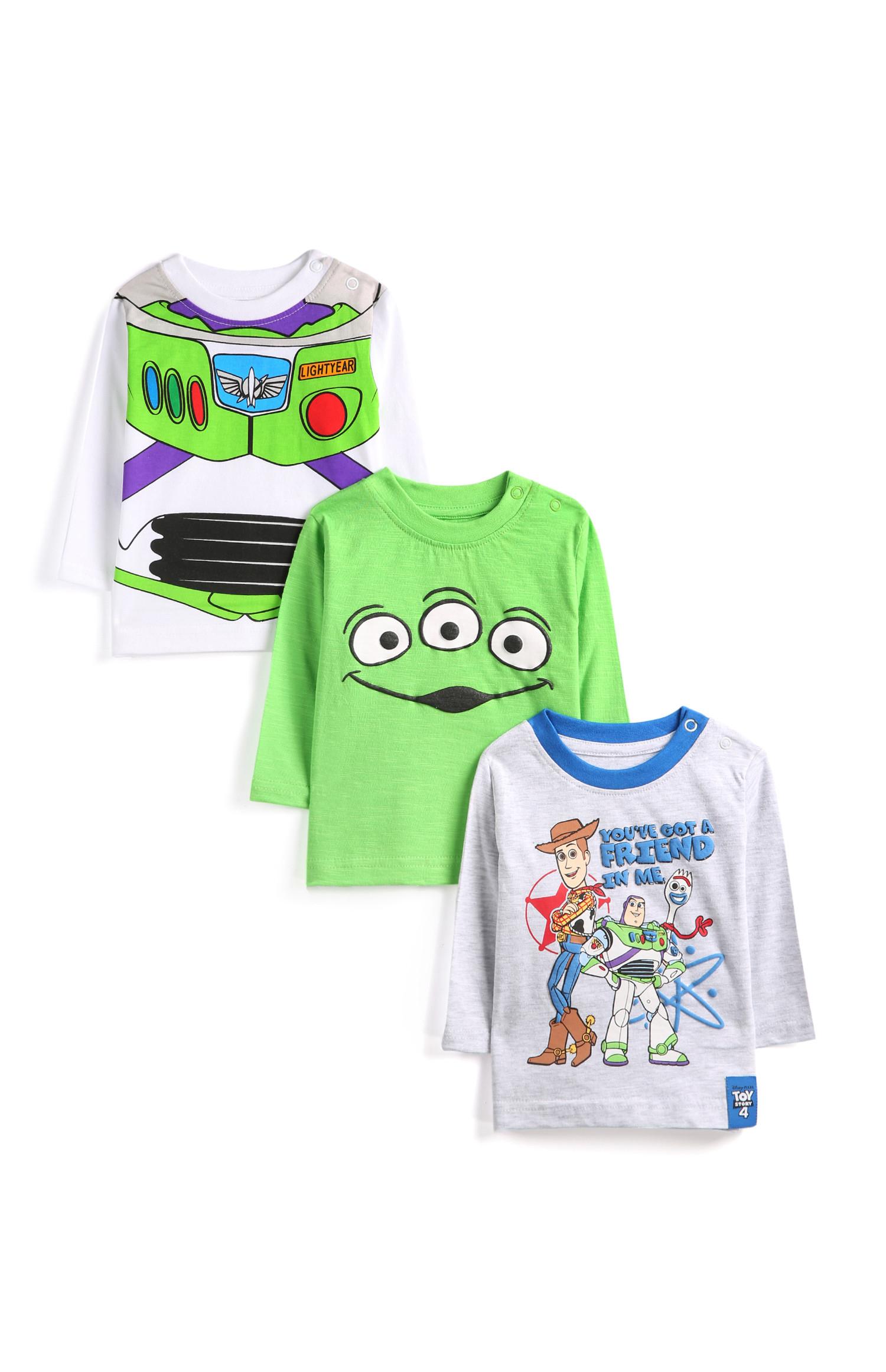 „Toy Story“ T-Shirt, Babys (J), 3er-Set