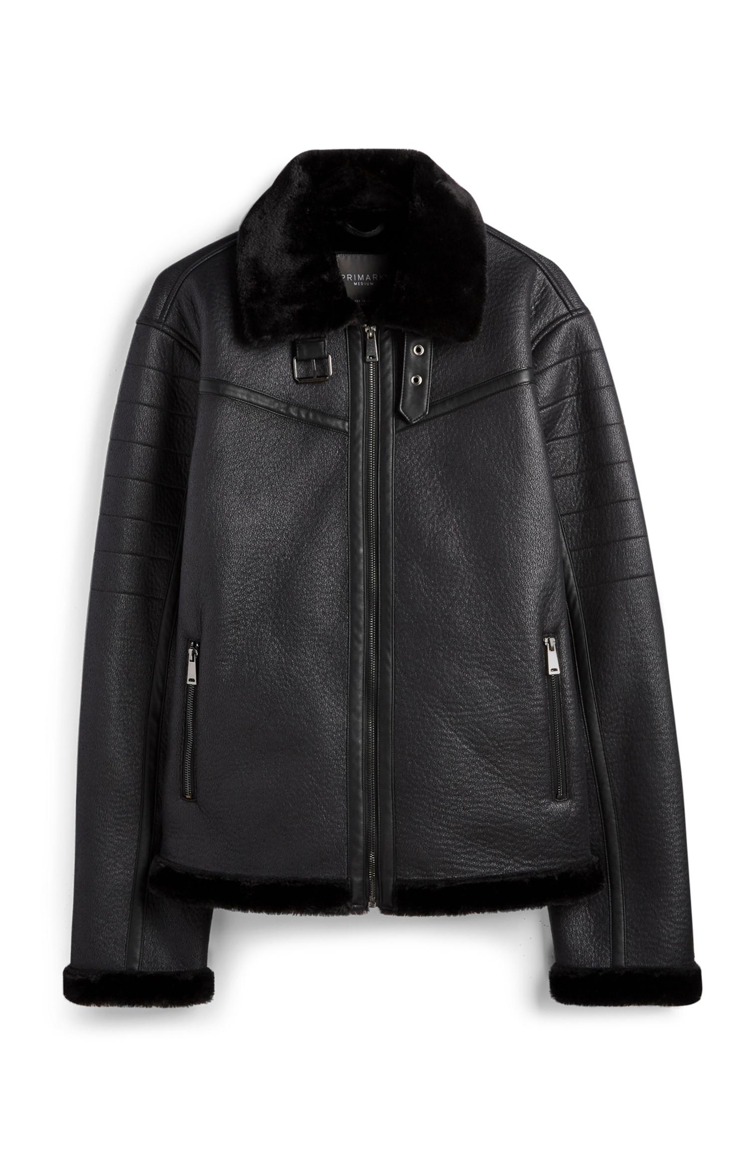 Schwarze Pilotenjacke