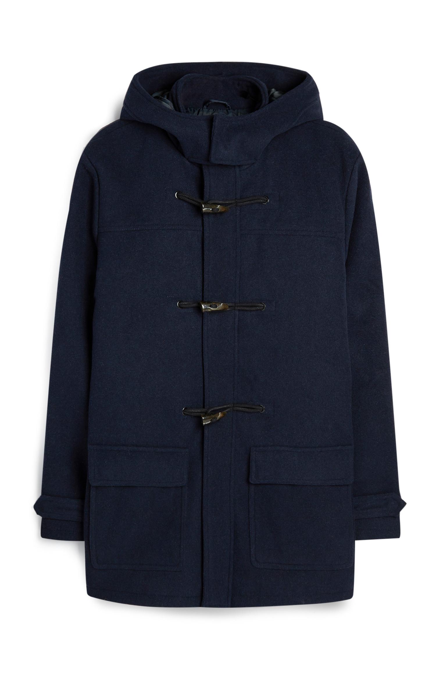 Marineblauer Dufflecoat