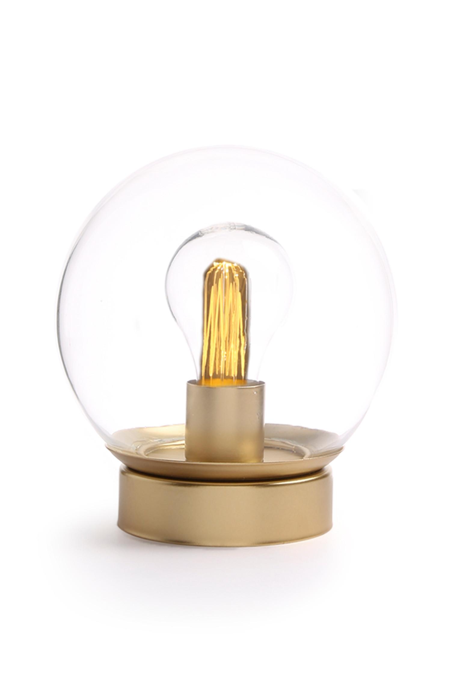 Lampada a globo color oro