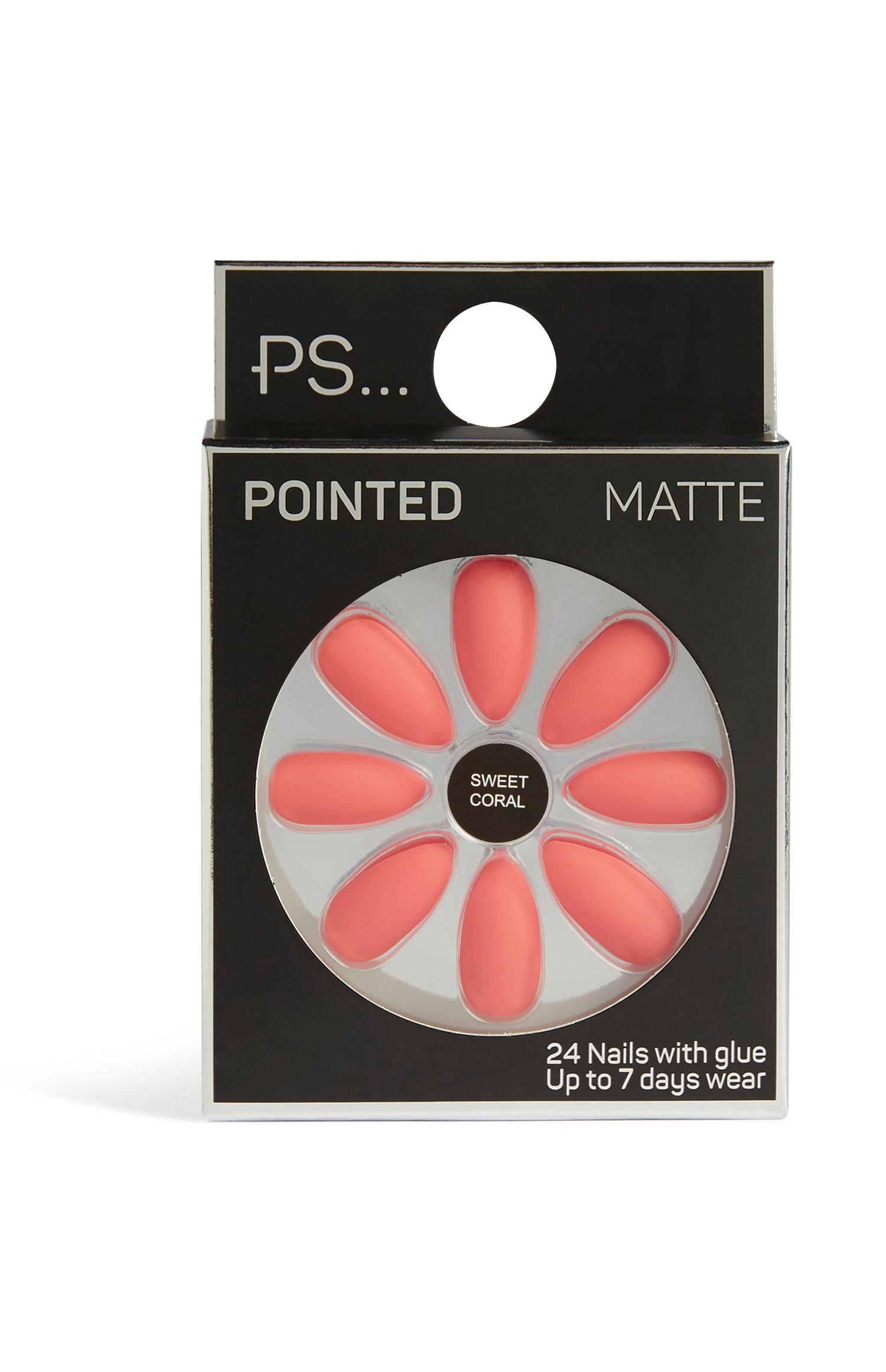 Unghie a punta opache corallo