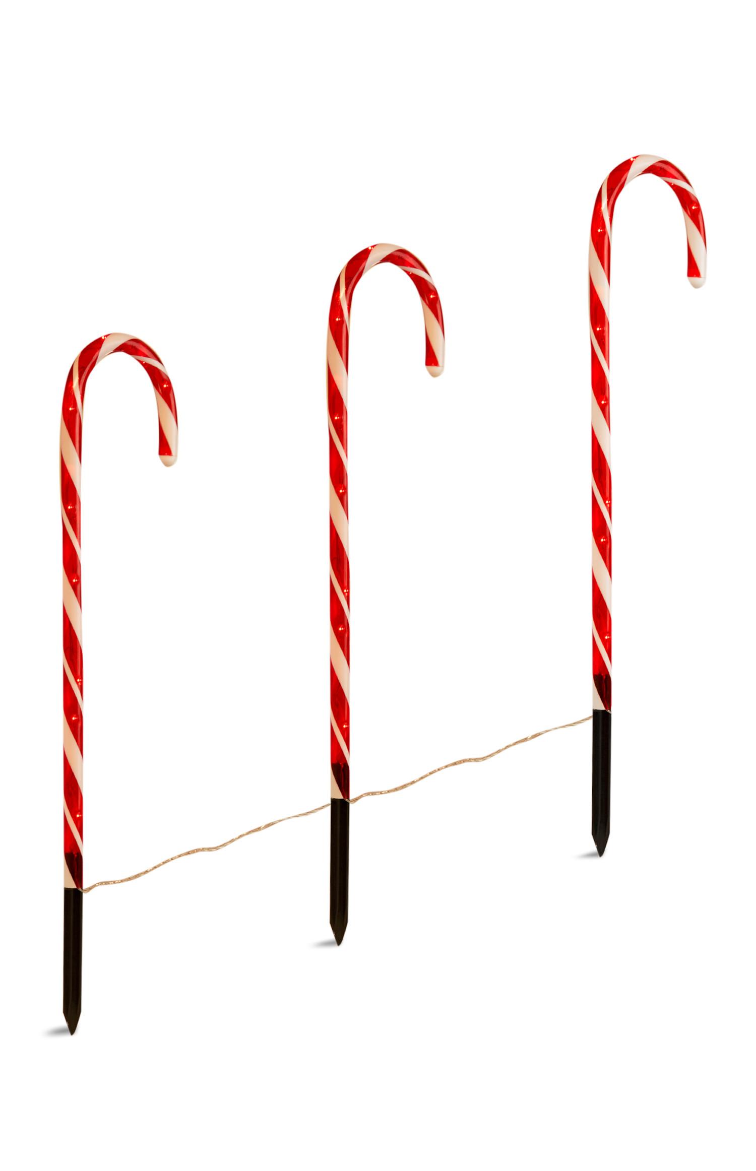 Lucine da esterno bastoncini di zucchero