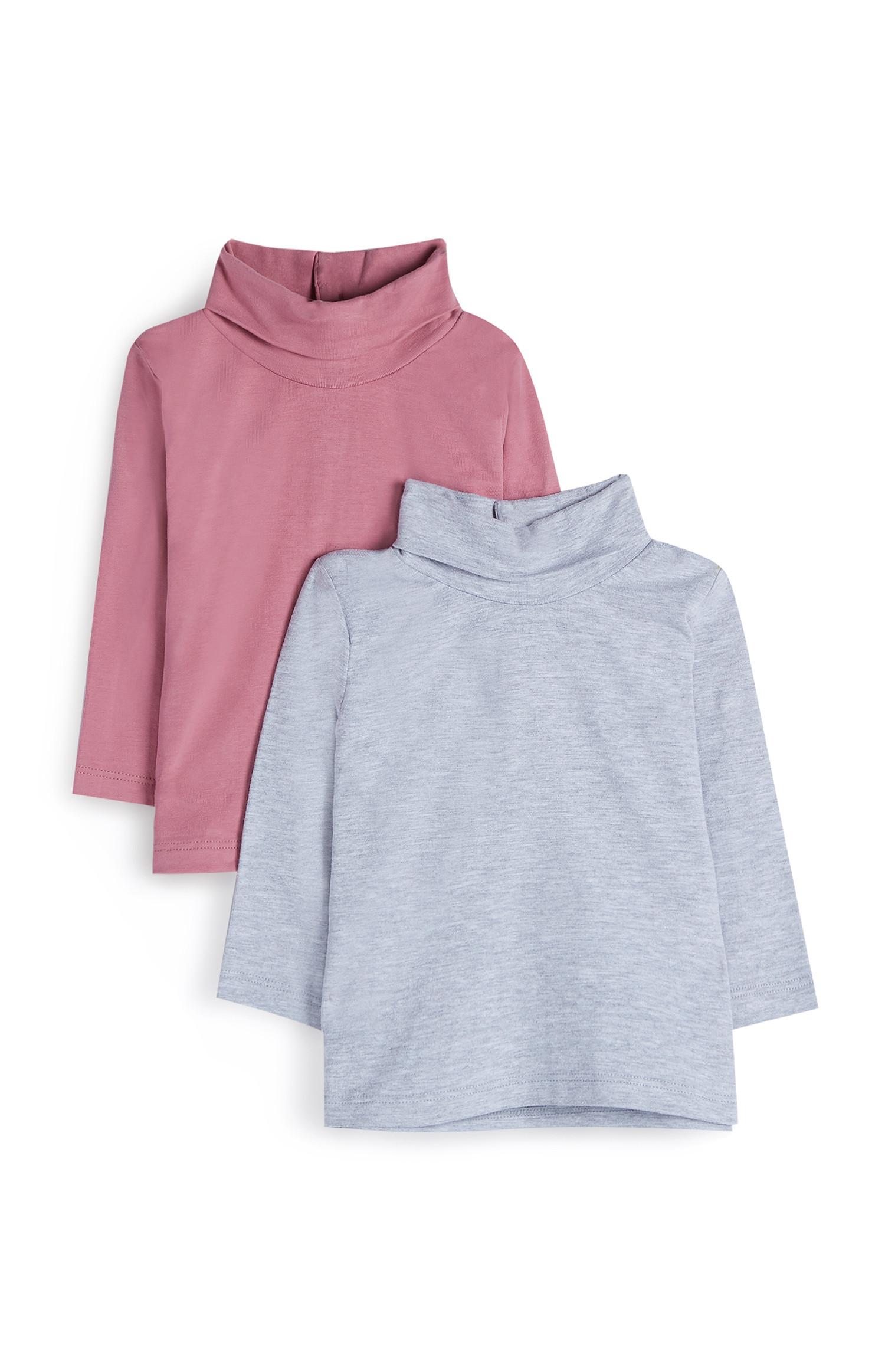 Rollkragenpullover, 2er-Pack