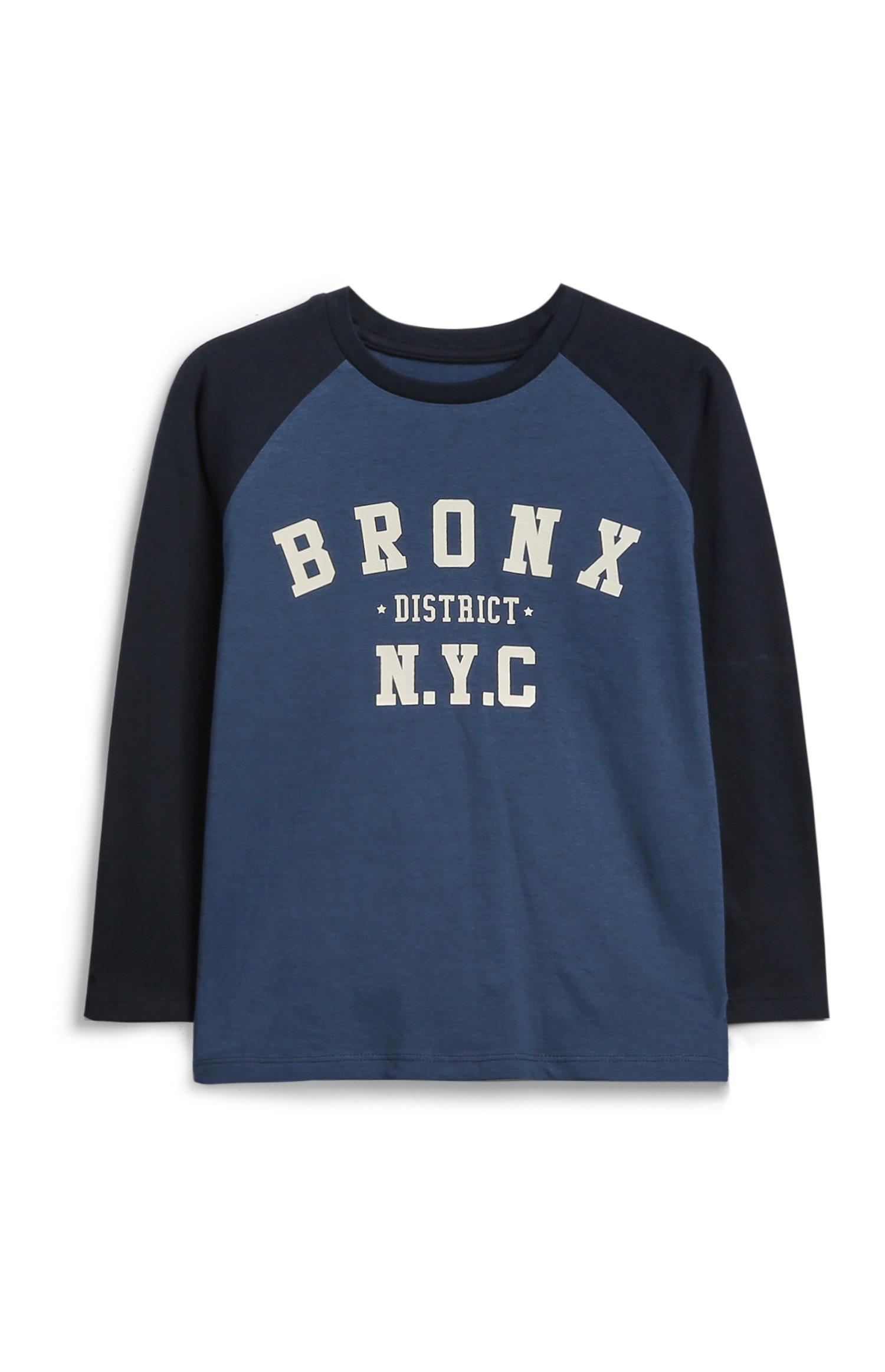 Blaues „NYC“ T-Shirt (kleine Jungen)