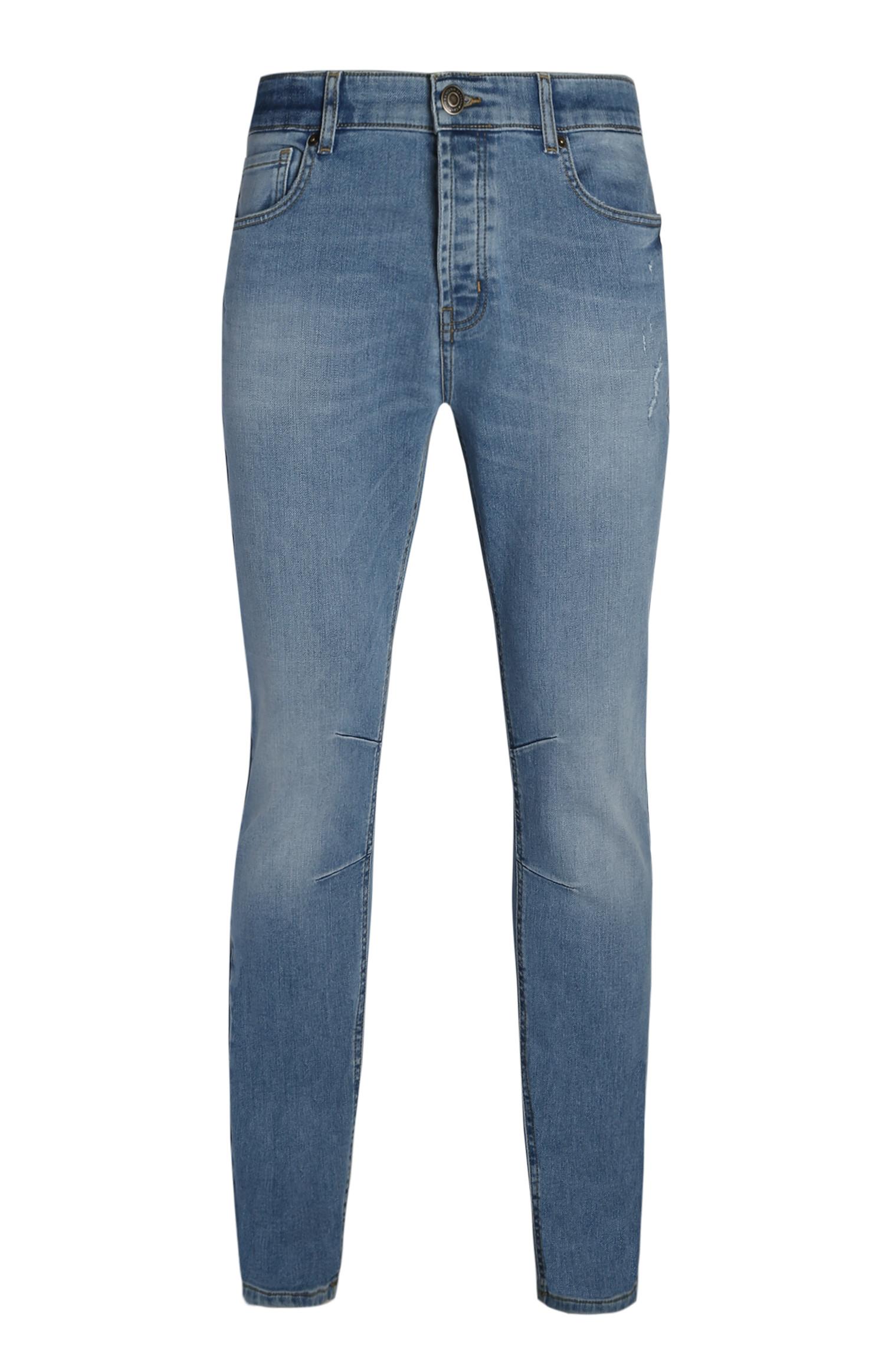 Hellblaue Slim-Fit-Jeans