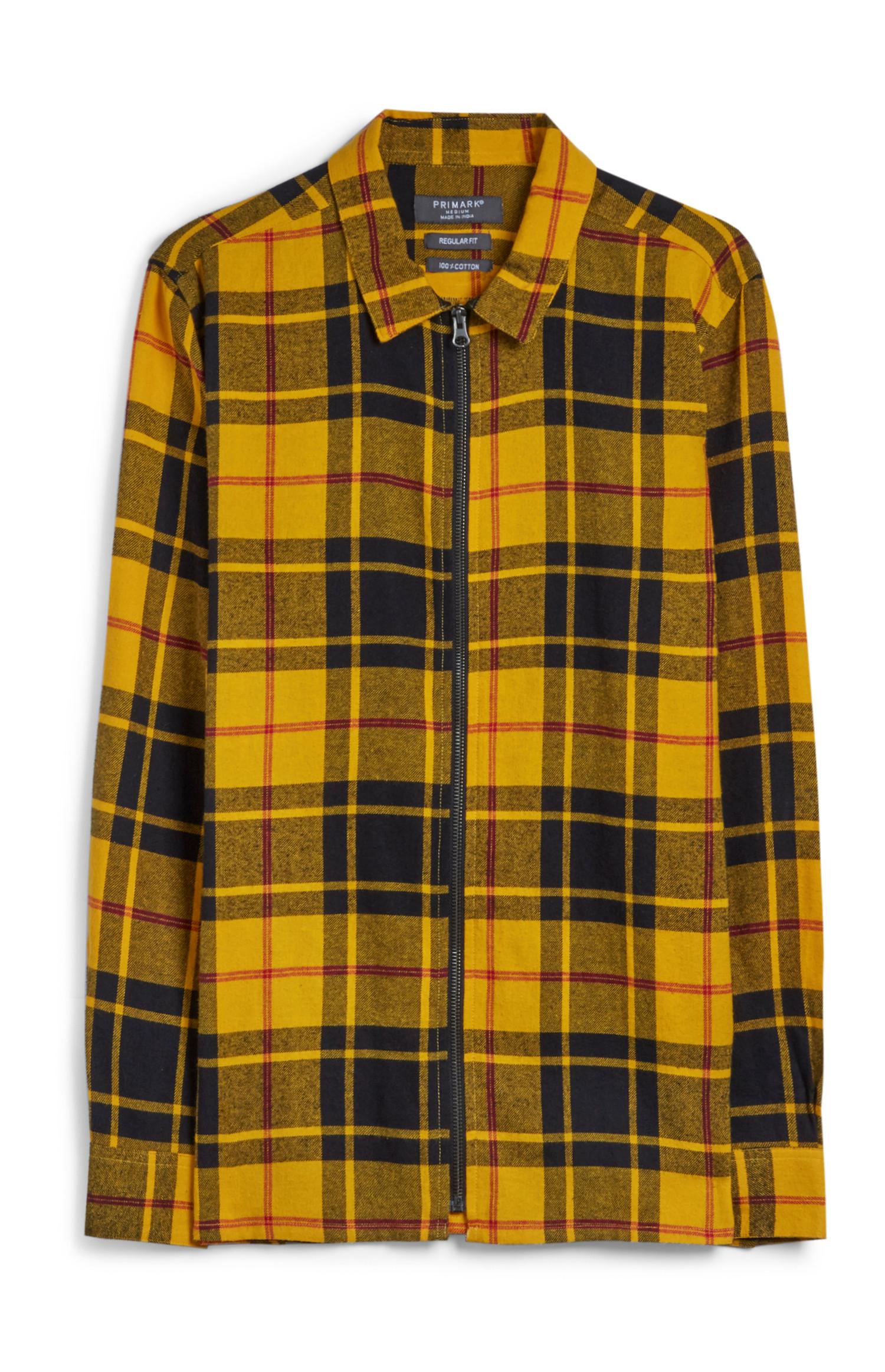 Gelb karierte Jacke
