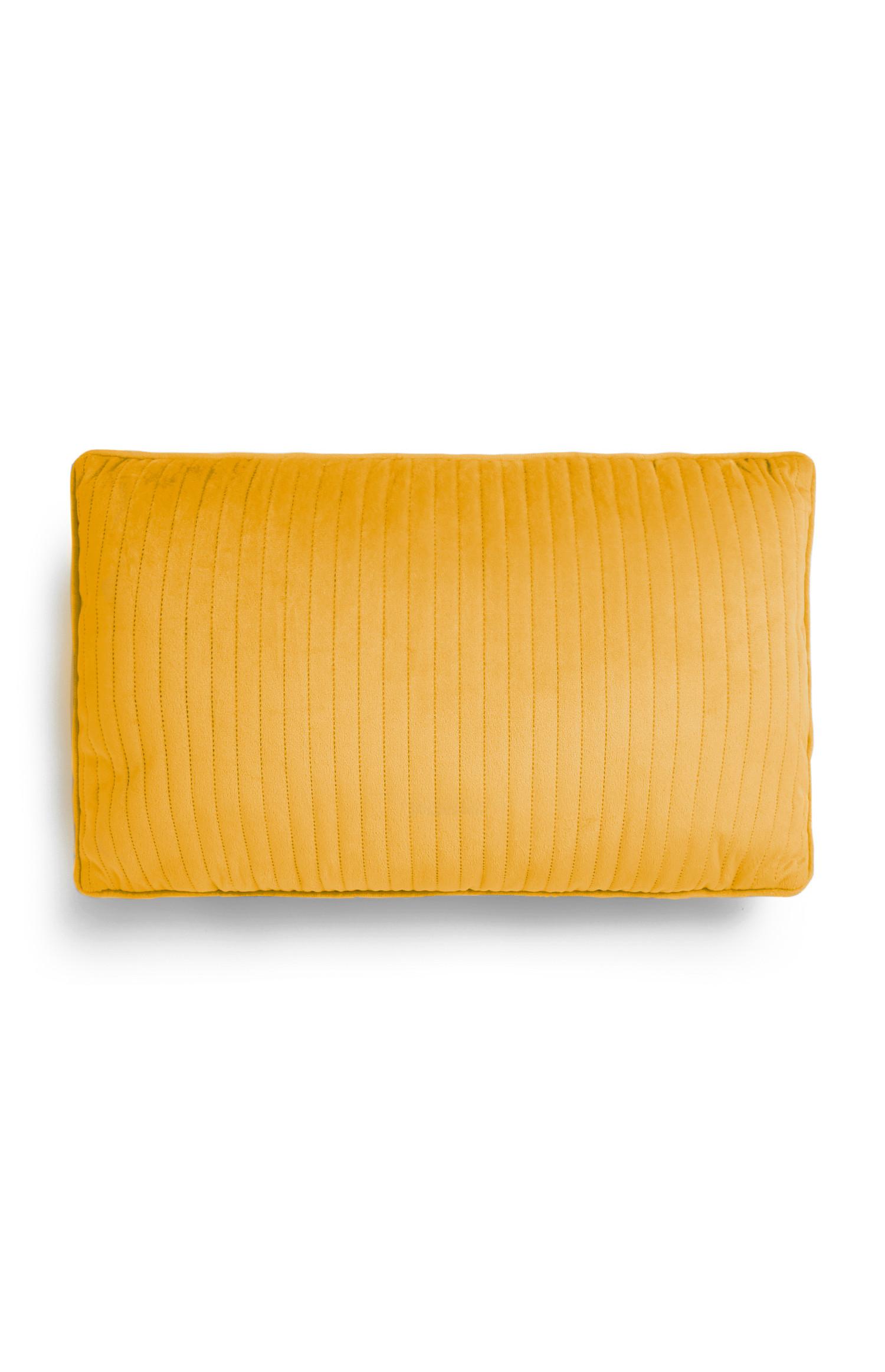 Cuscino color senape rettangolare