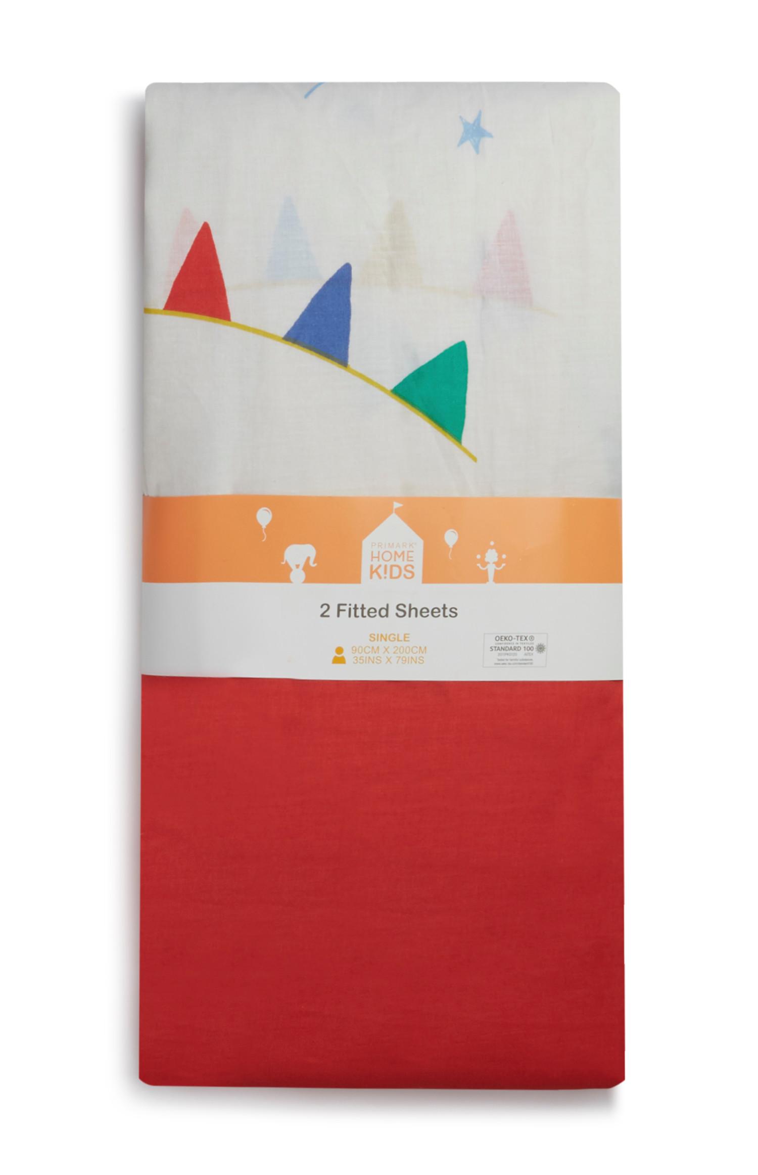 Primark Home Luxury Double Fitted Sheet FitnessRetro