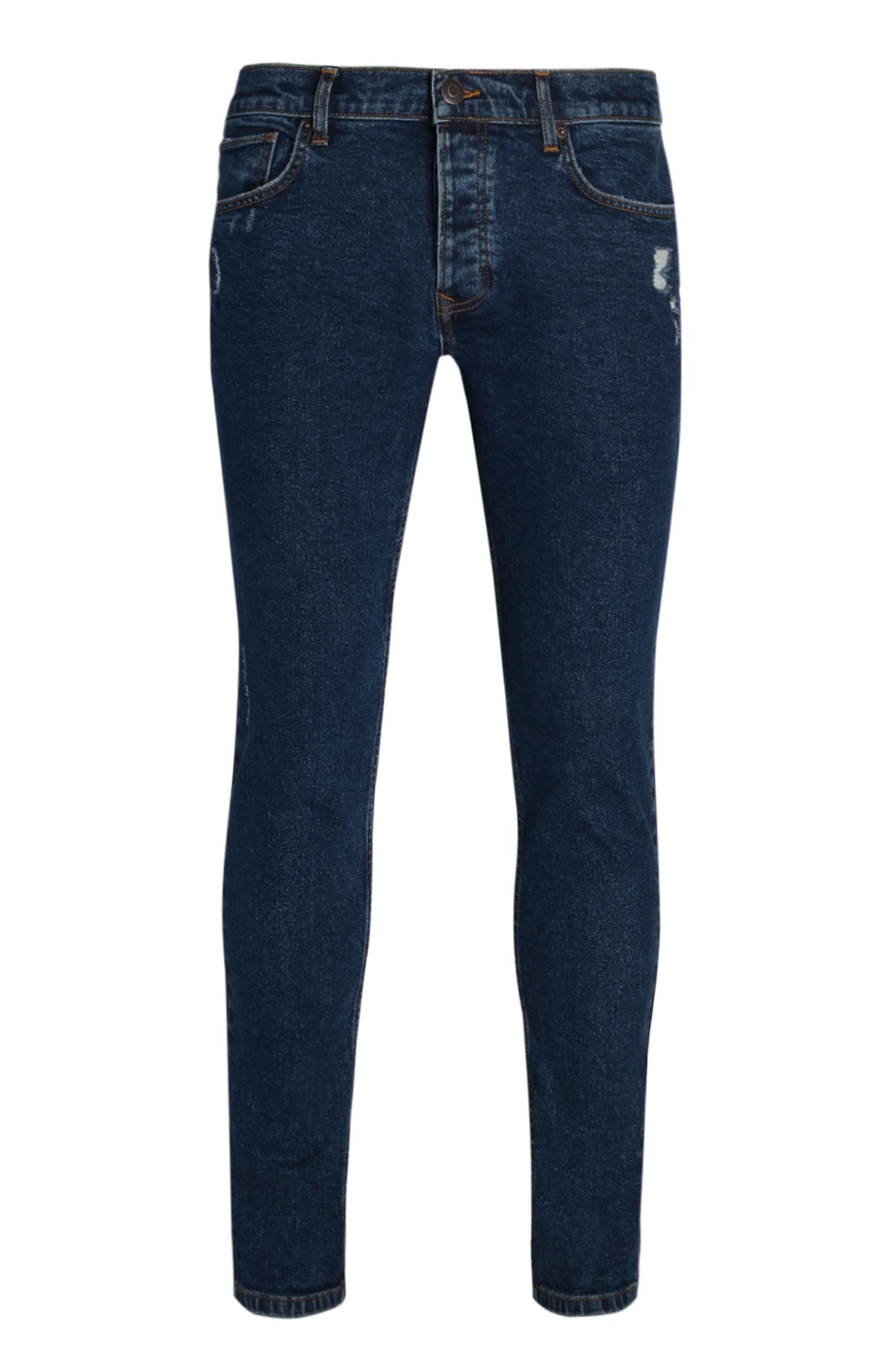 Dunkelblaue Skinnyjeans