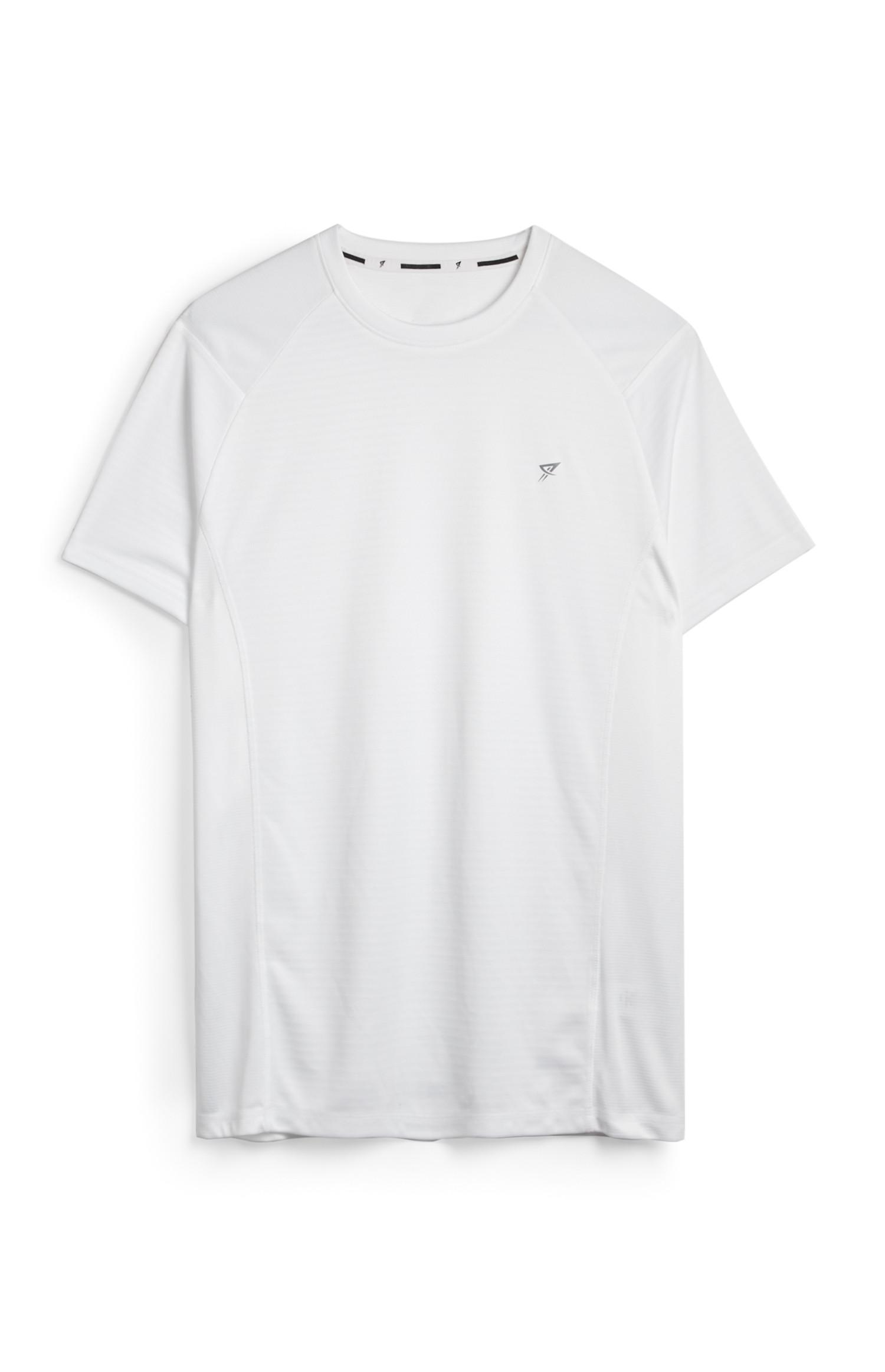 Weißes Trainingsshirt
