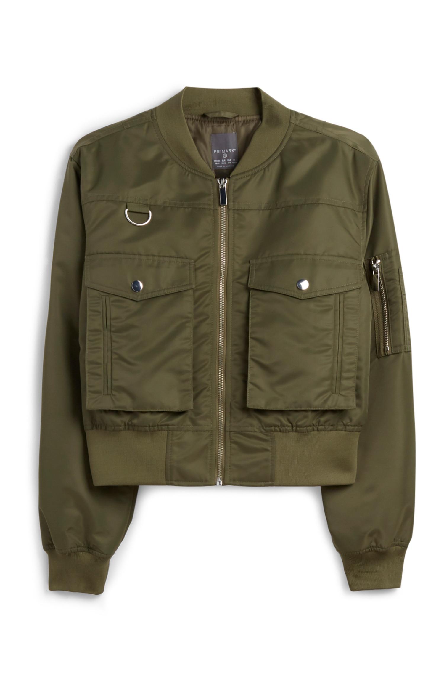 Kaki utility-bomberjack