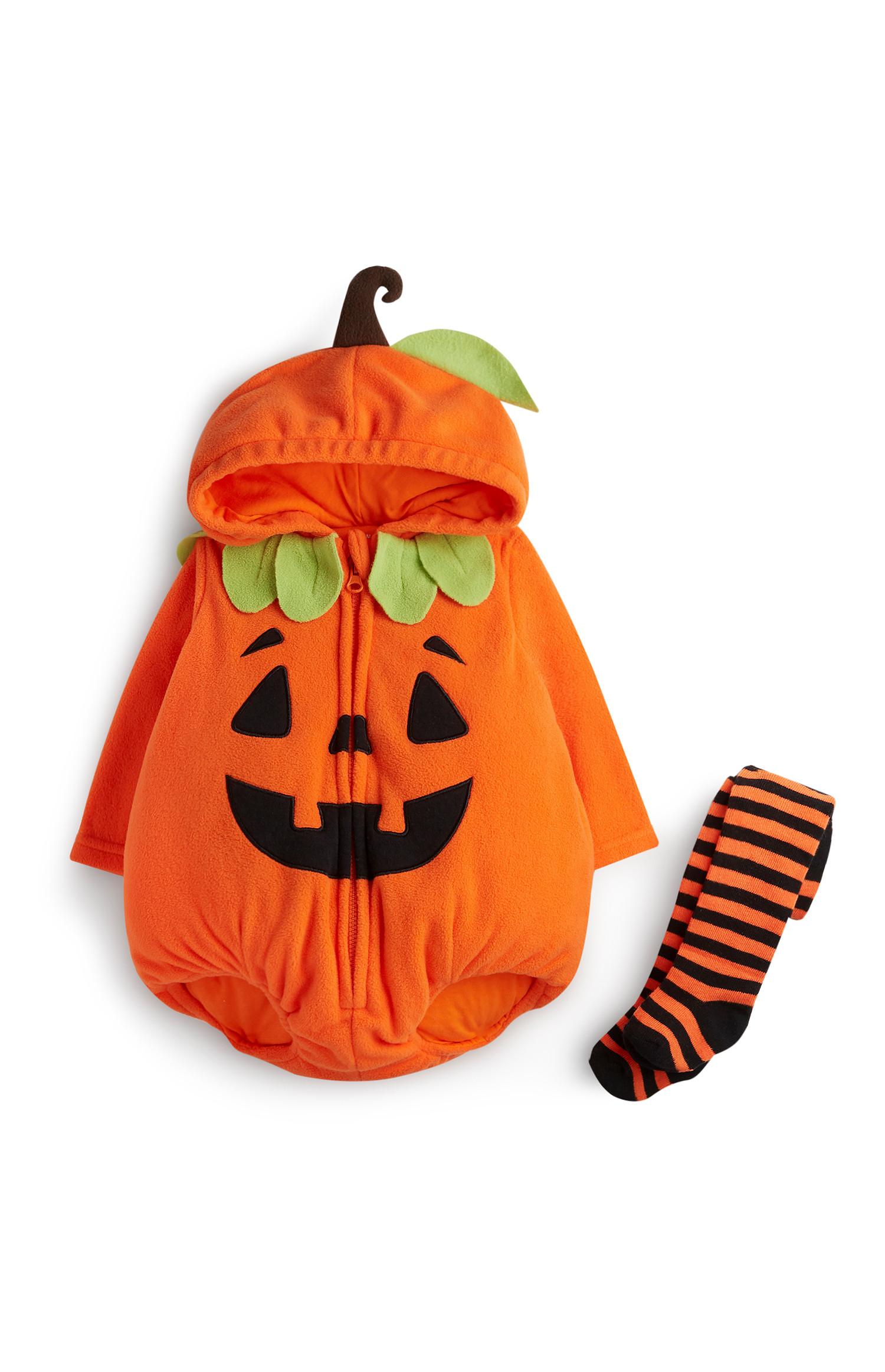 Completo 2 pezzi zucca da neonato