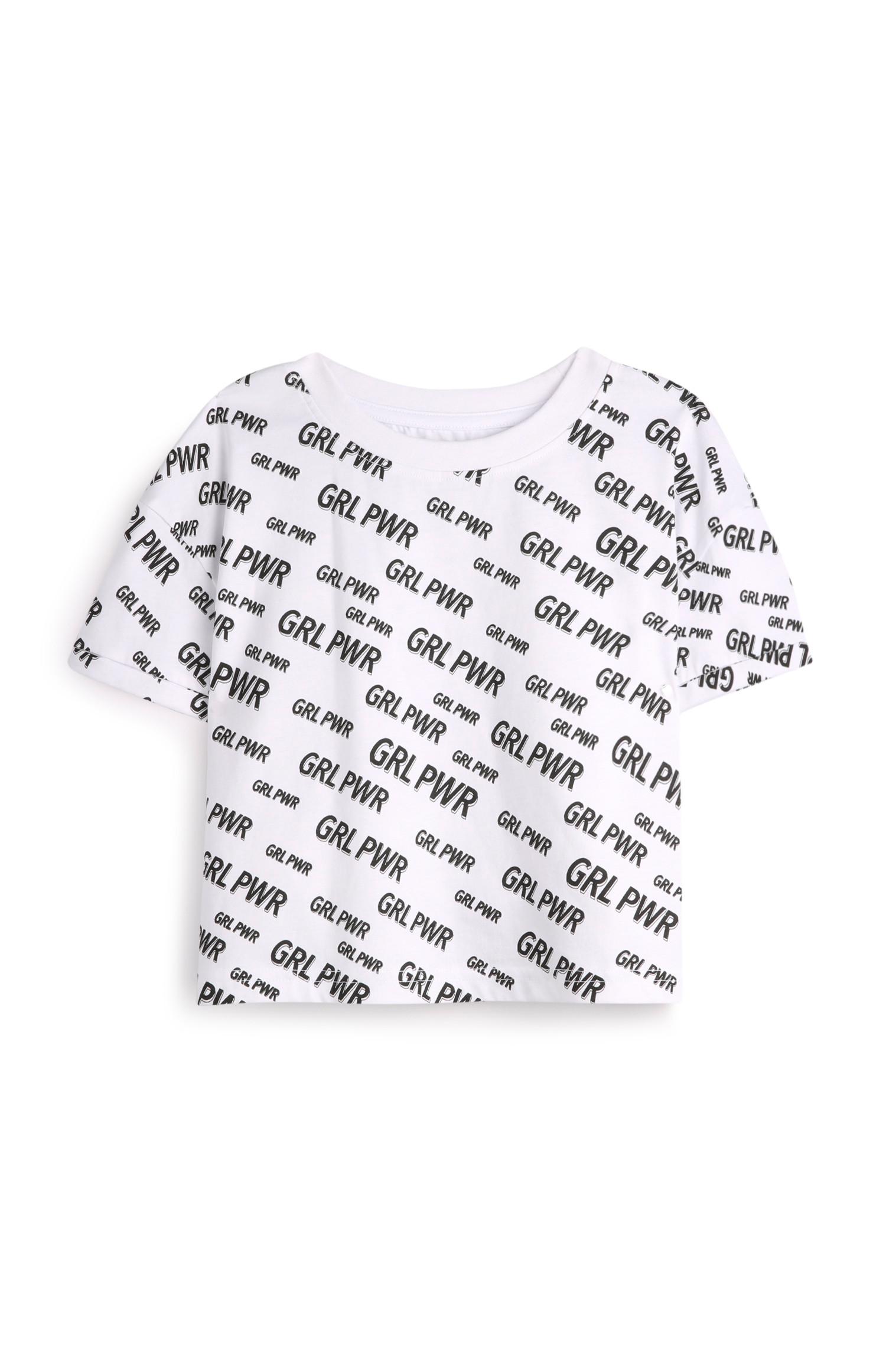 Weißes Kurztop (Teeny Girls)