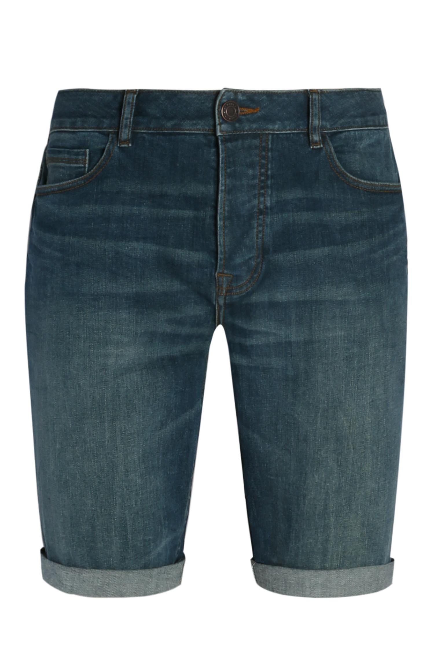 Schmale Jeansshorts