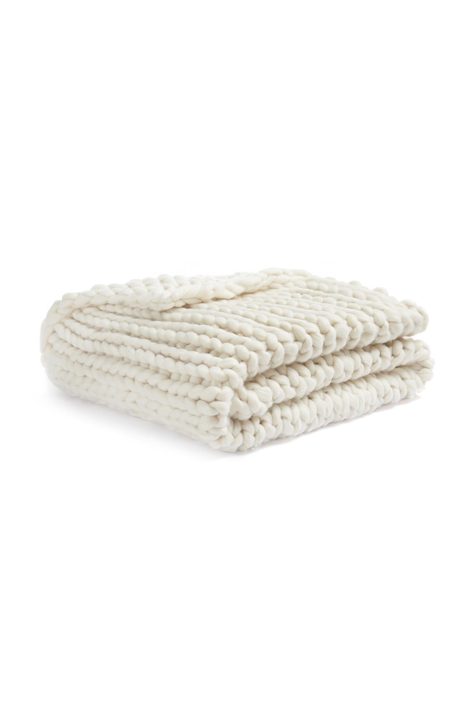 Plaid a maglia spessa